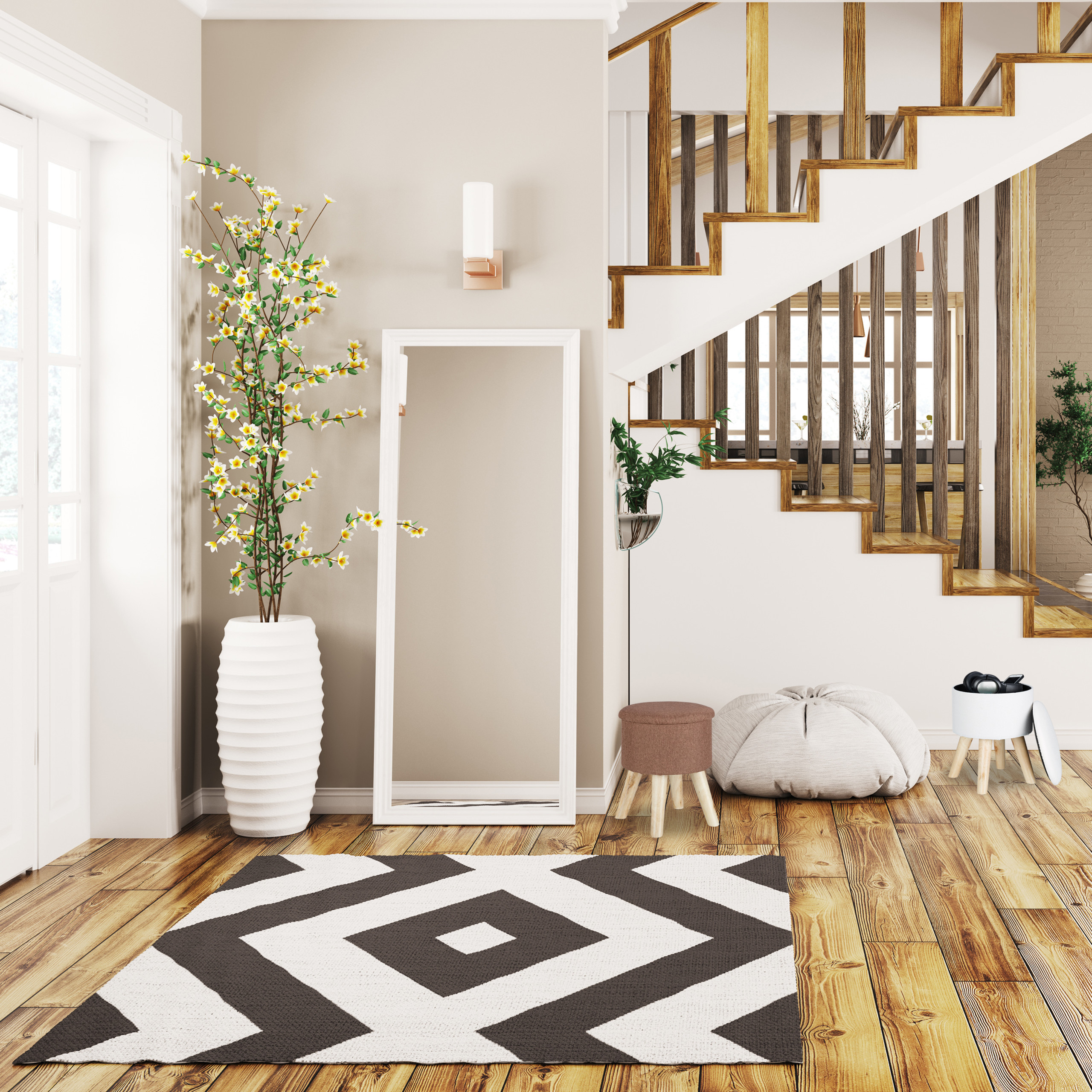 Hocker mit Stauraum Aufbewahrungshocker Mini Hocker Vierbeinhocker