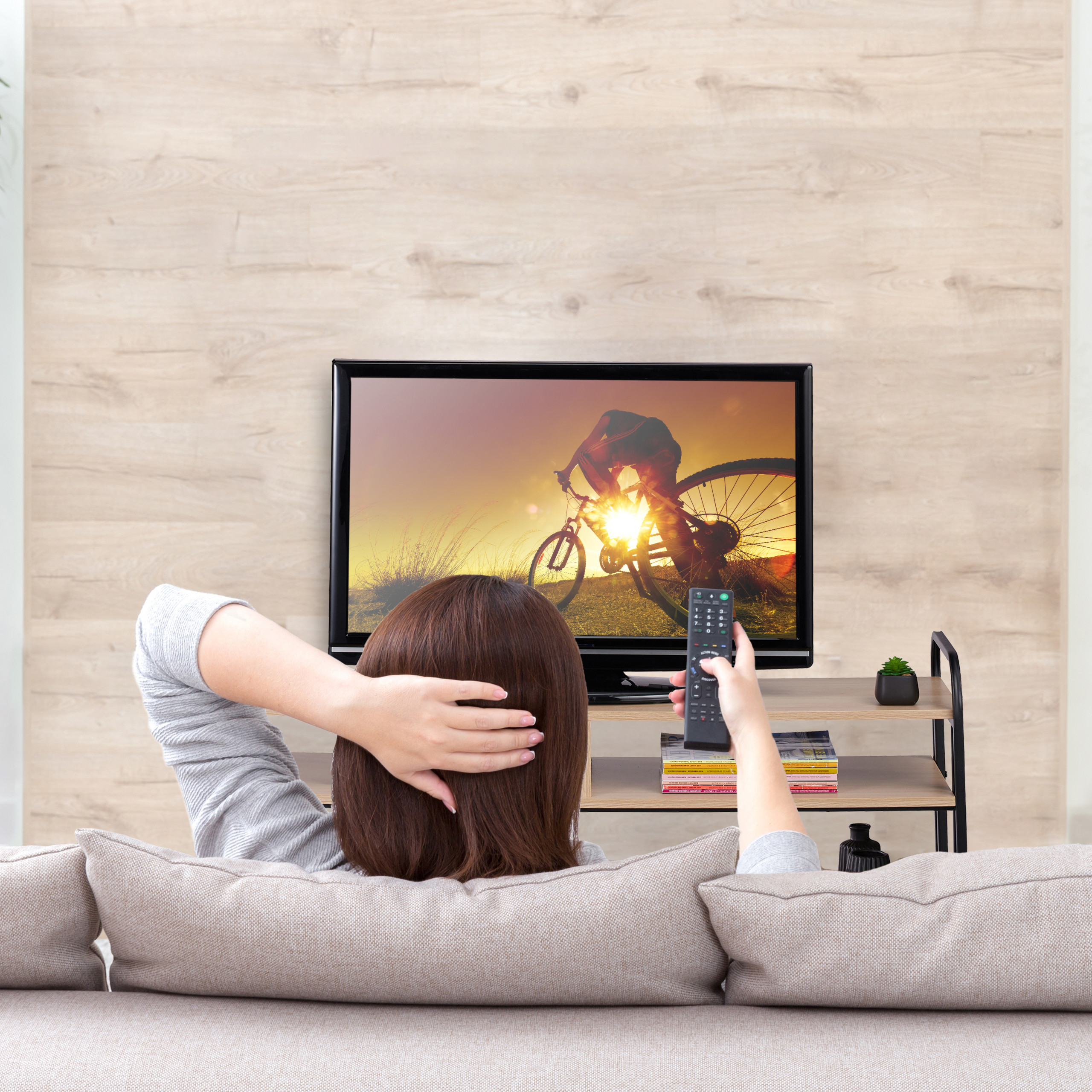 TV Schrank Industrie Phonorack TV Tisch Möbel Fernsehtisch Board Regal