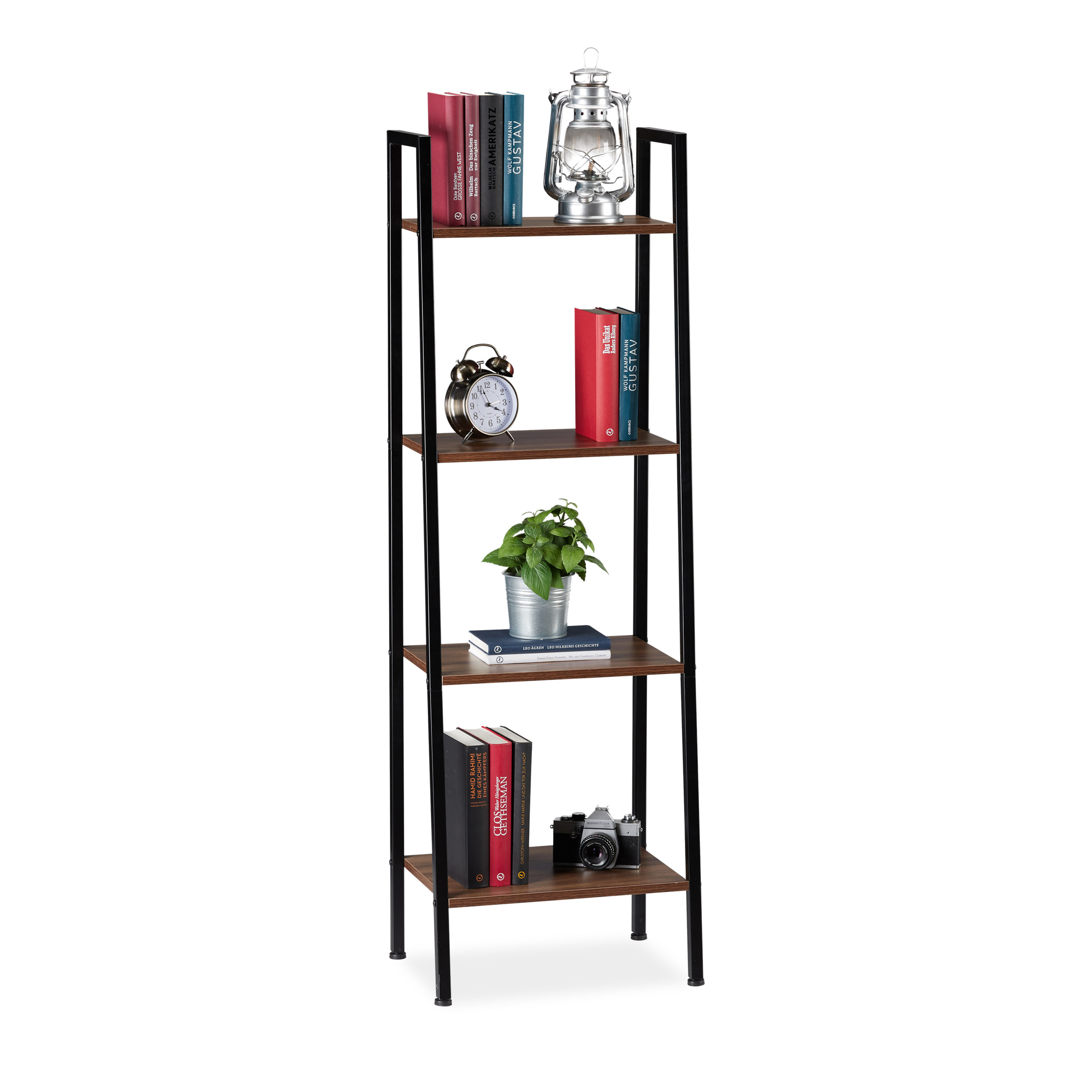 Standregal Bücherregal Küche Leiterregal 4 Ablagen Pflanzenregal Bad Stufenregal Explosieve lage prijs kopen
