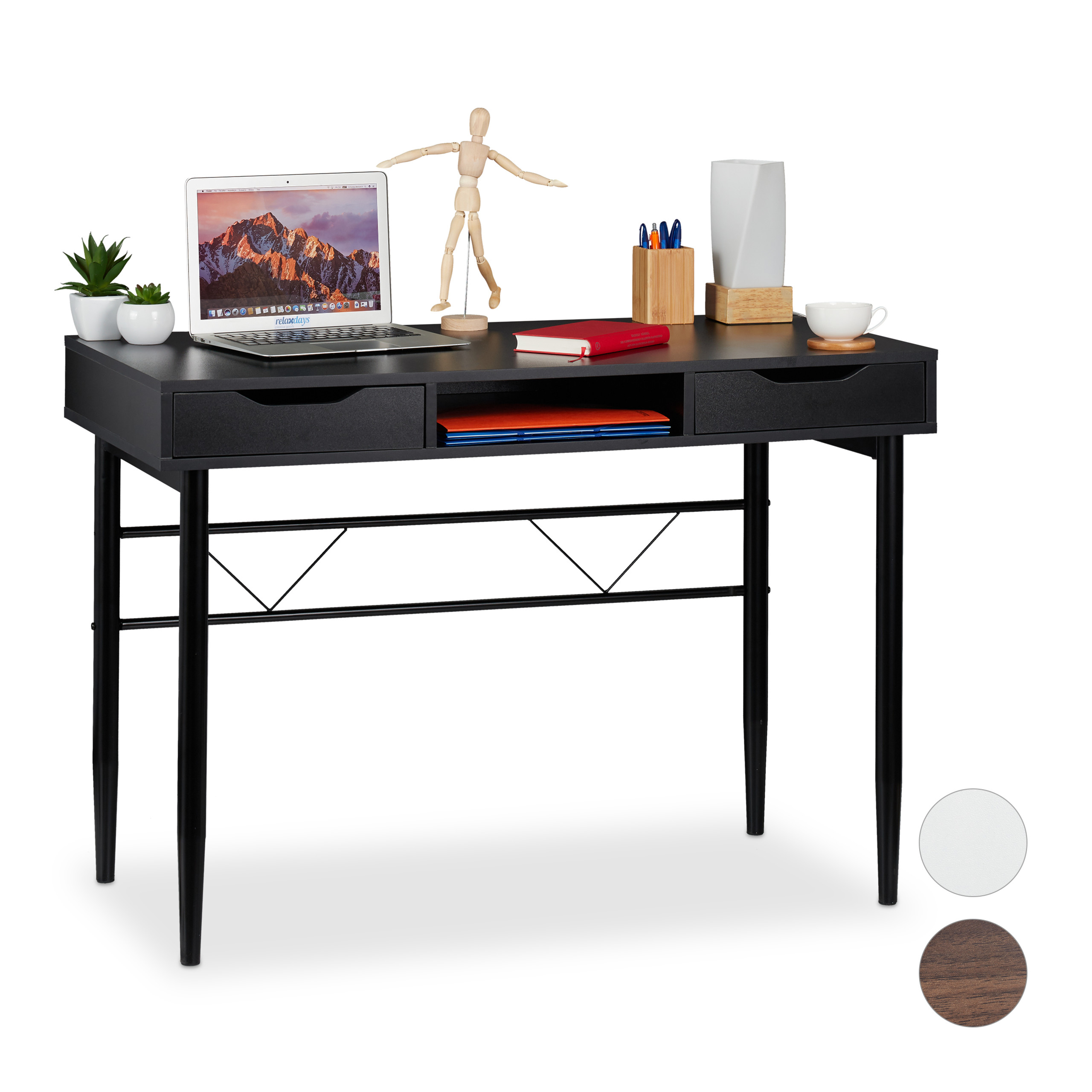 SCHREIBTISCH SCHUBLADEN BÜROSCHREIBTISCH Home Office Table Ablagetisch