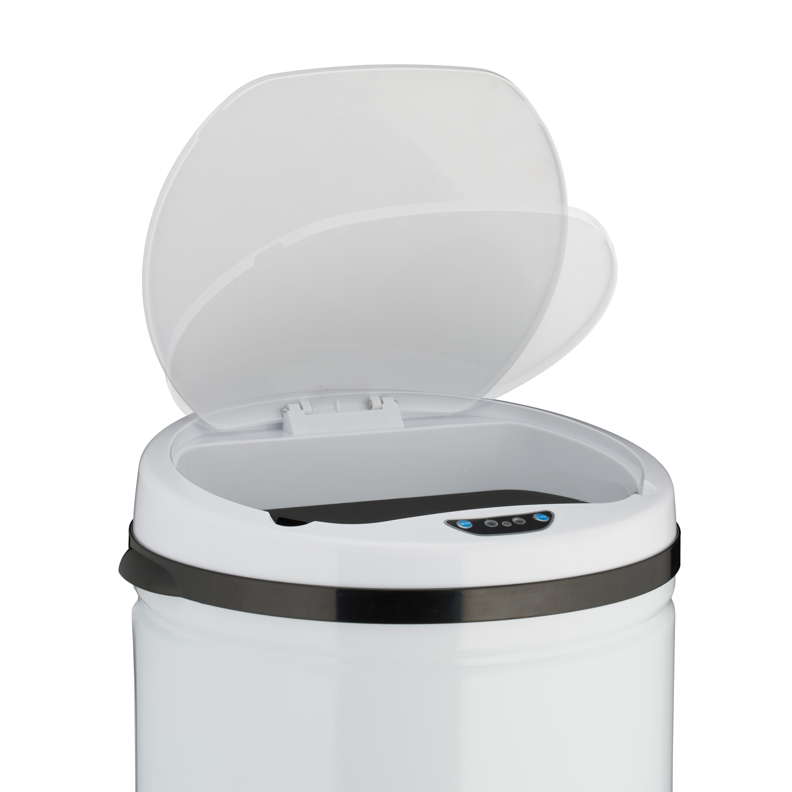 Sensor Mülleimer, 50l Badeimer, Edelstahl Küchenmülleimer, Automatik