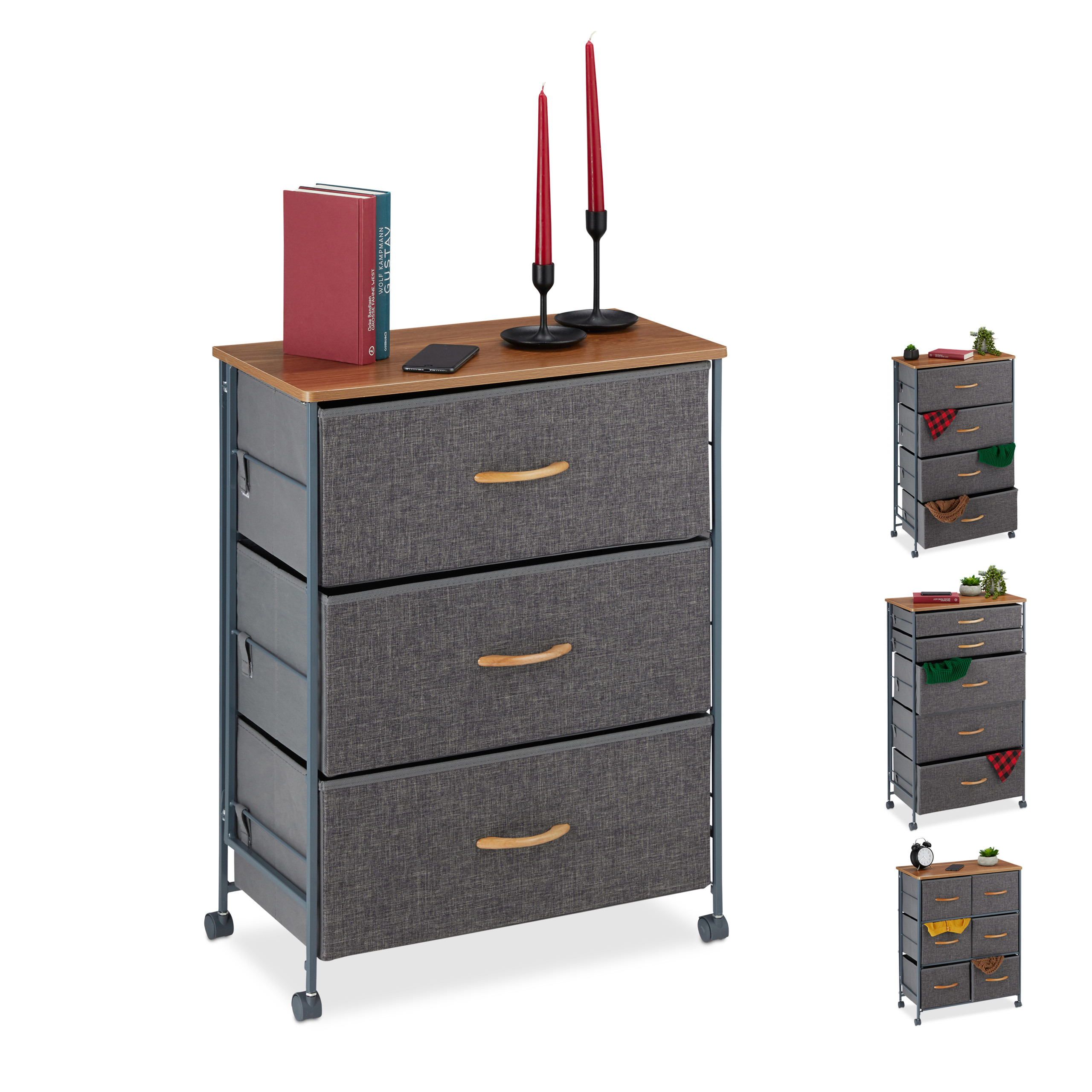 Schubladenschrank Rollen Stoffkommode Regalsystem Kommode Schubladen Sideboard Explosief kopen, klassieke populariteit