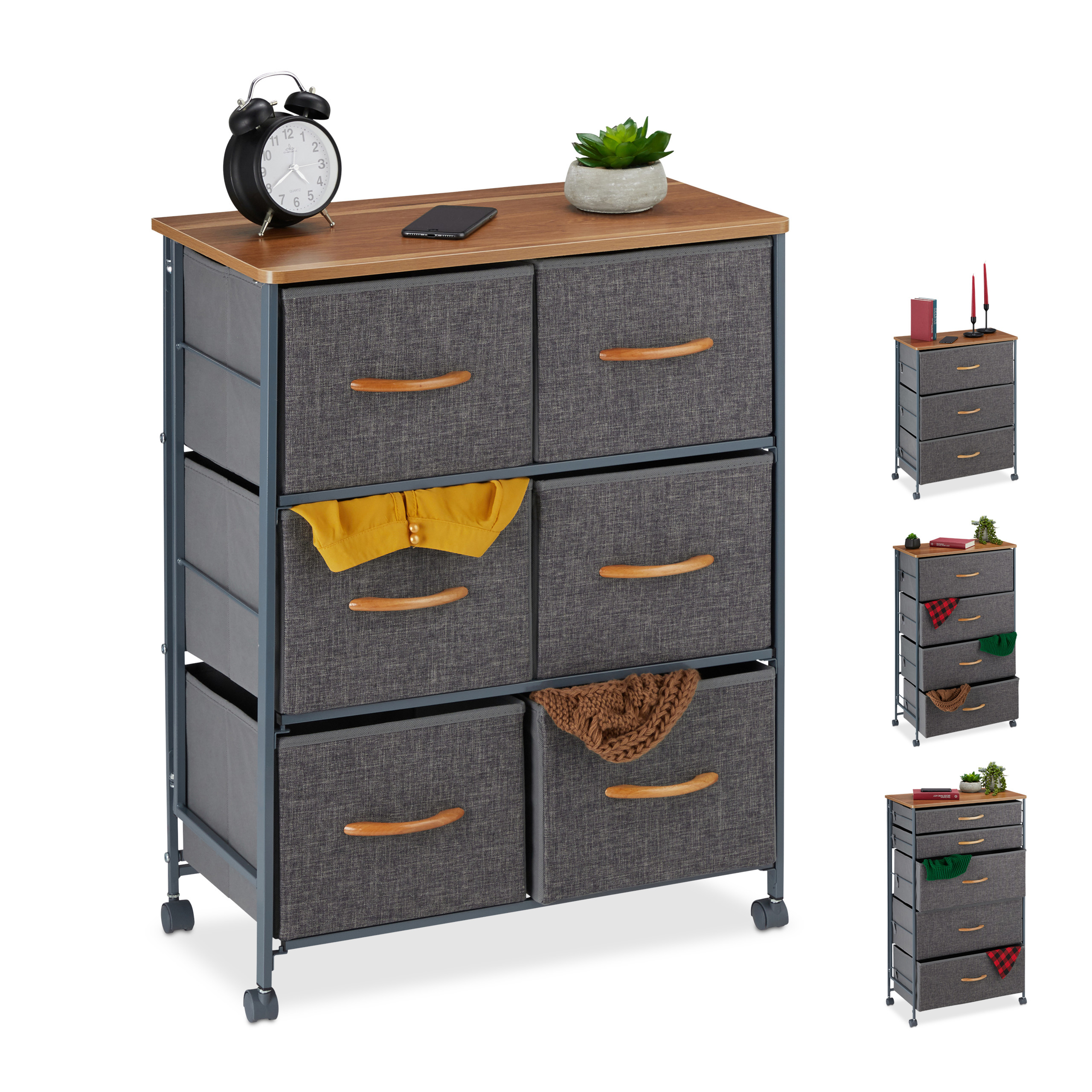Schubladenschrank Rollen Stoffkommode Regalsystem Kommode Schubladen Sideboard Explosief kopen, klassieke populariteit