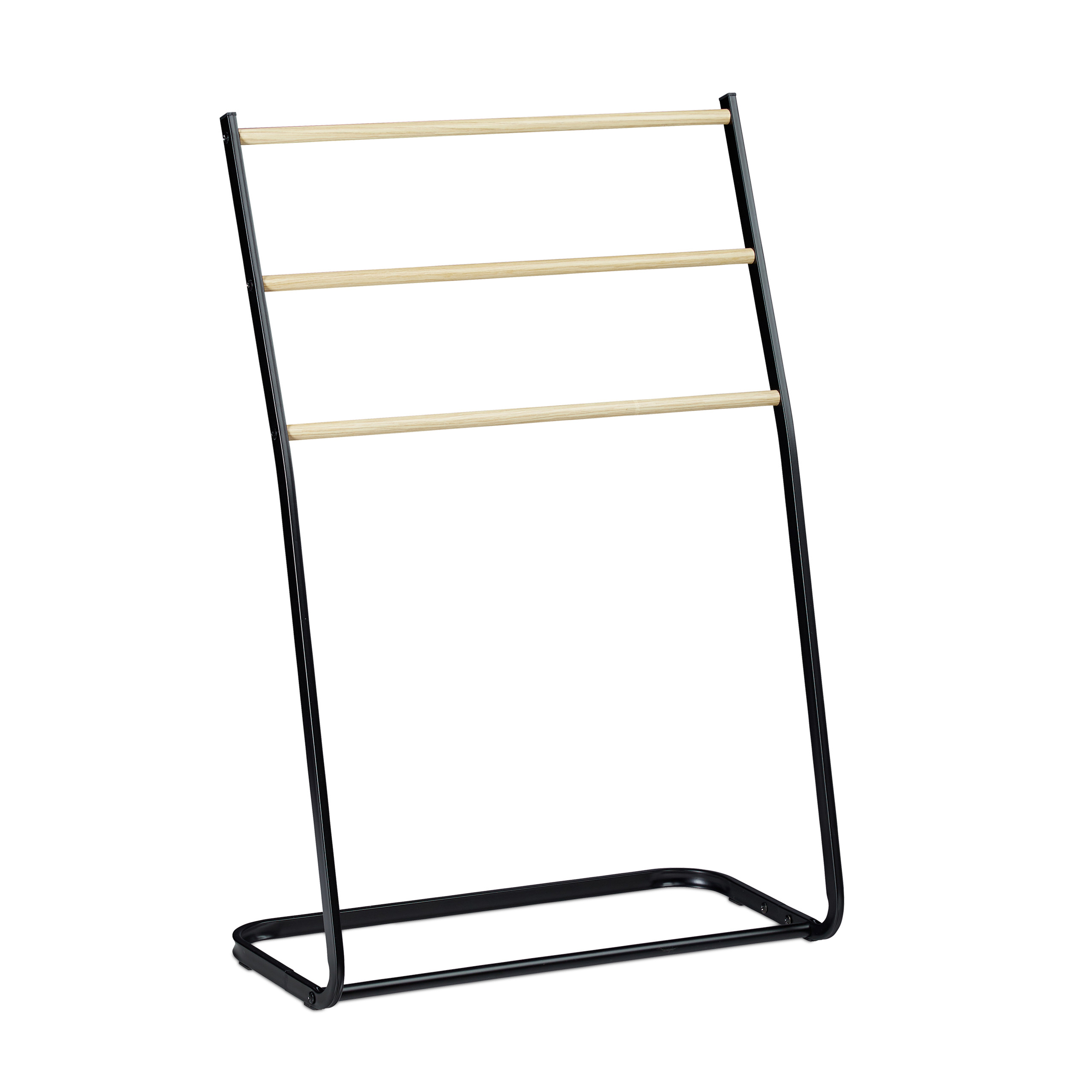 Toallero de pie, Toallero baño 3 barras, Soporte toallas de hierro