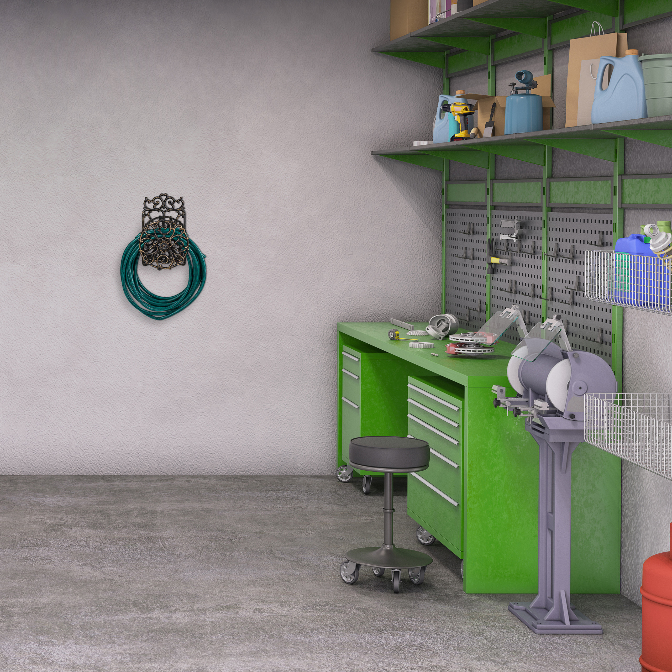 Schlauchhalter Gusseisen, Schlauchhalterung, Schlauch Halter