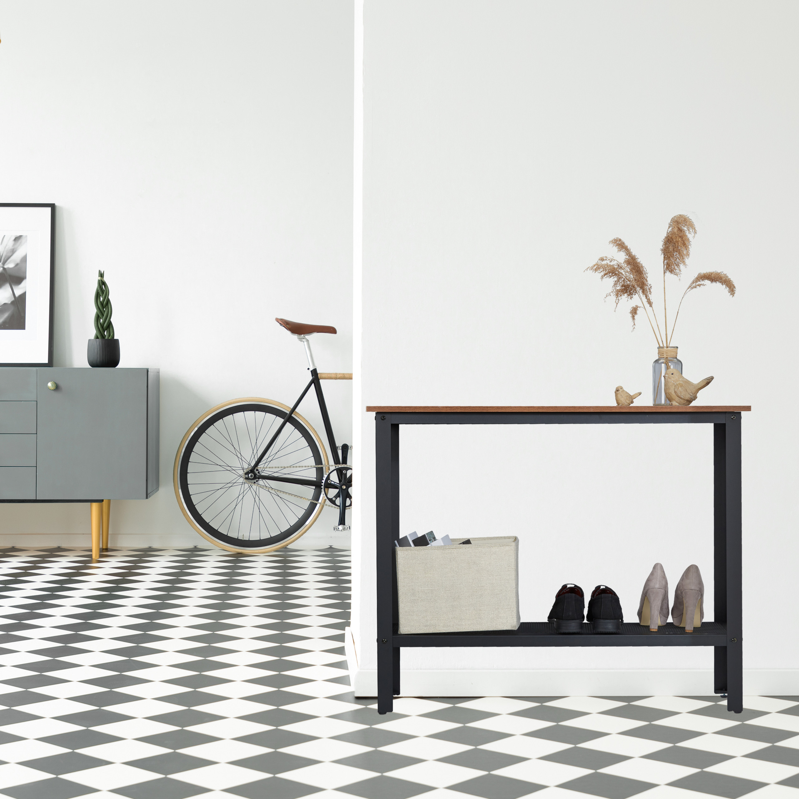 Konsolentisch Industrie Tisch Dekotisch Ablagetisch Flur Telefontisch