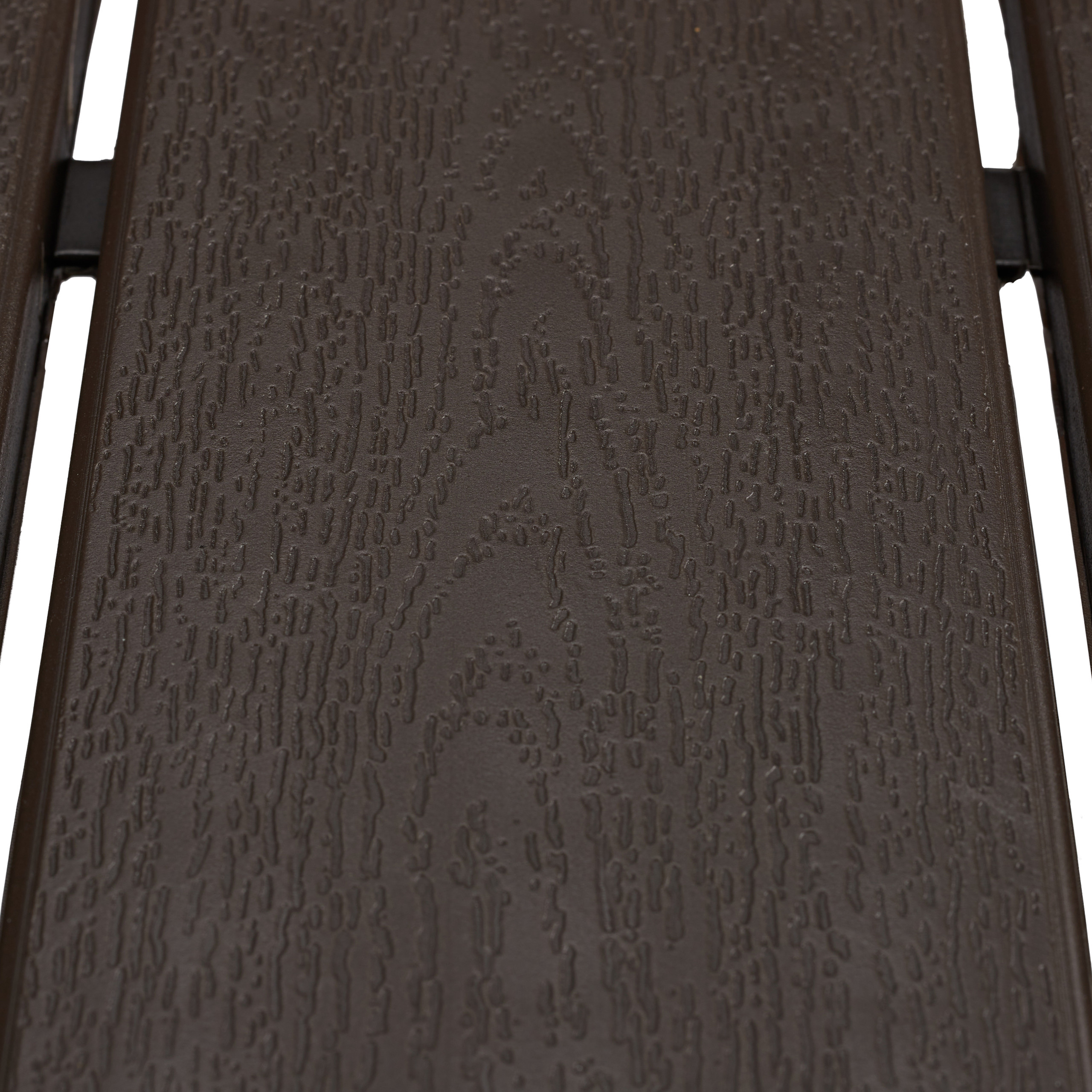 Gartentisch braun Balkontisch Holzoptik Outdoor Tisch rechteckig