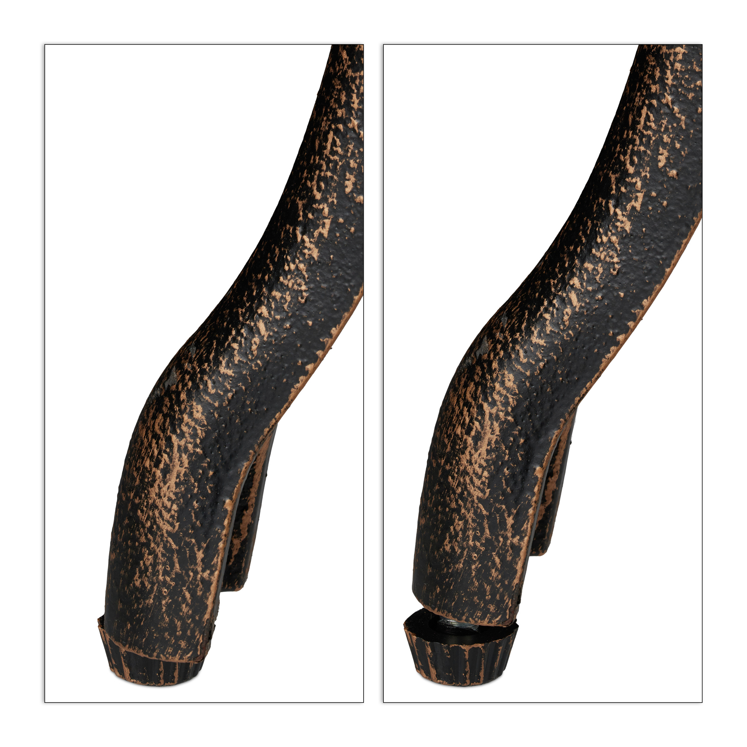 Gartenbank Rosen, Ruhebank Metallbank 2er Sitzbank Terrassenbank