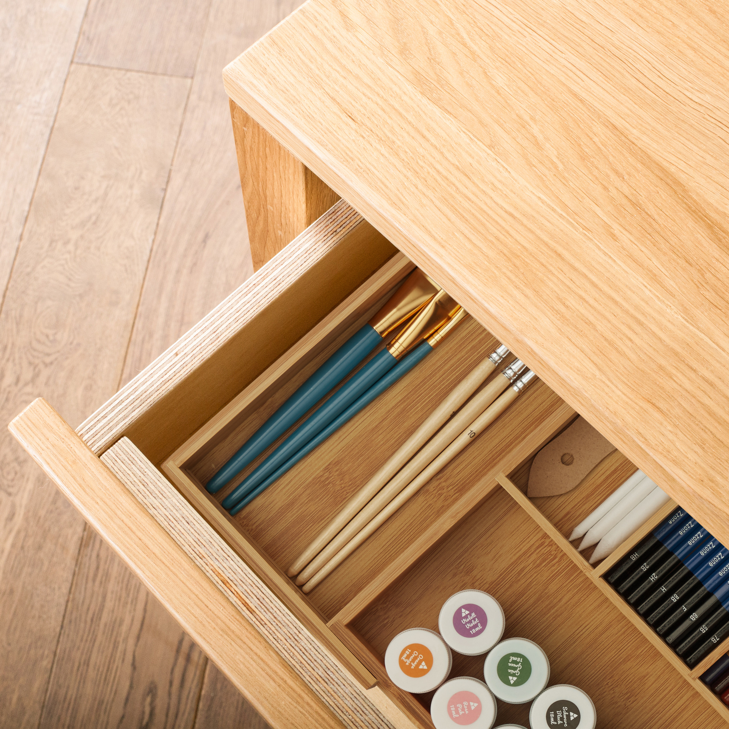 Besteckkasten Bestecklade ausziehbar Besteck Organizer Küchen