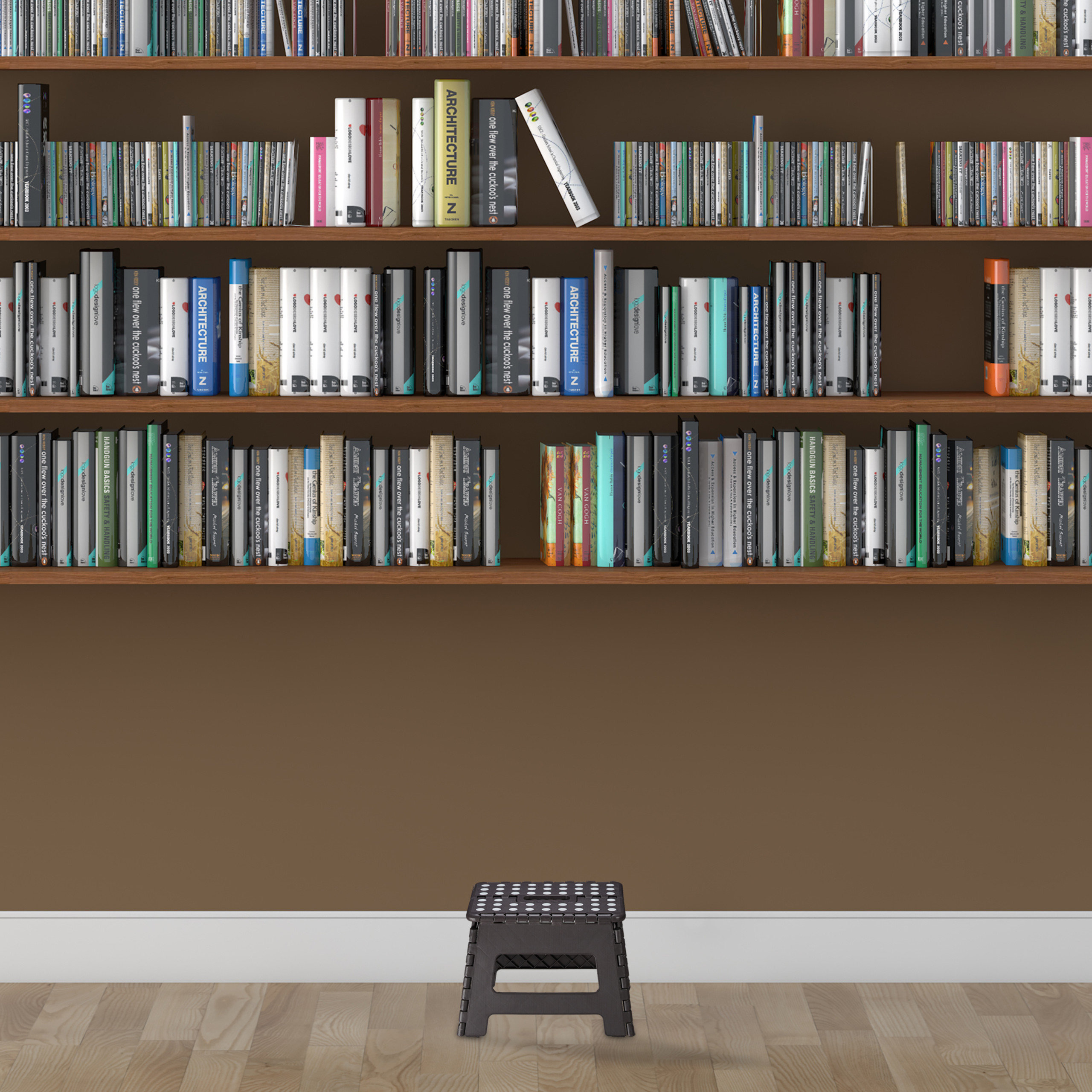 1 x Klapphocker Kunststoff Trittschemel Klapptritt dunkelgrau Badhocker