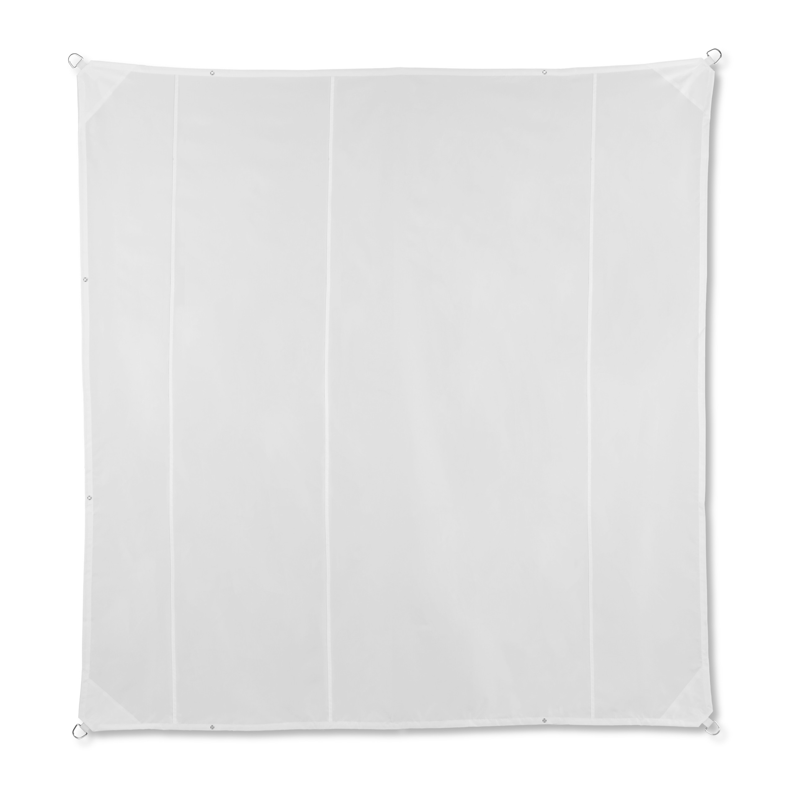 Sonnensegel mit Ösen, Terrassen Überdachung quadratisch, Segeltuch UV