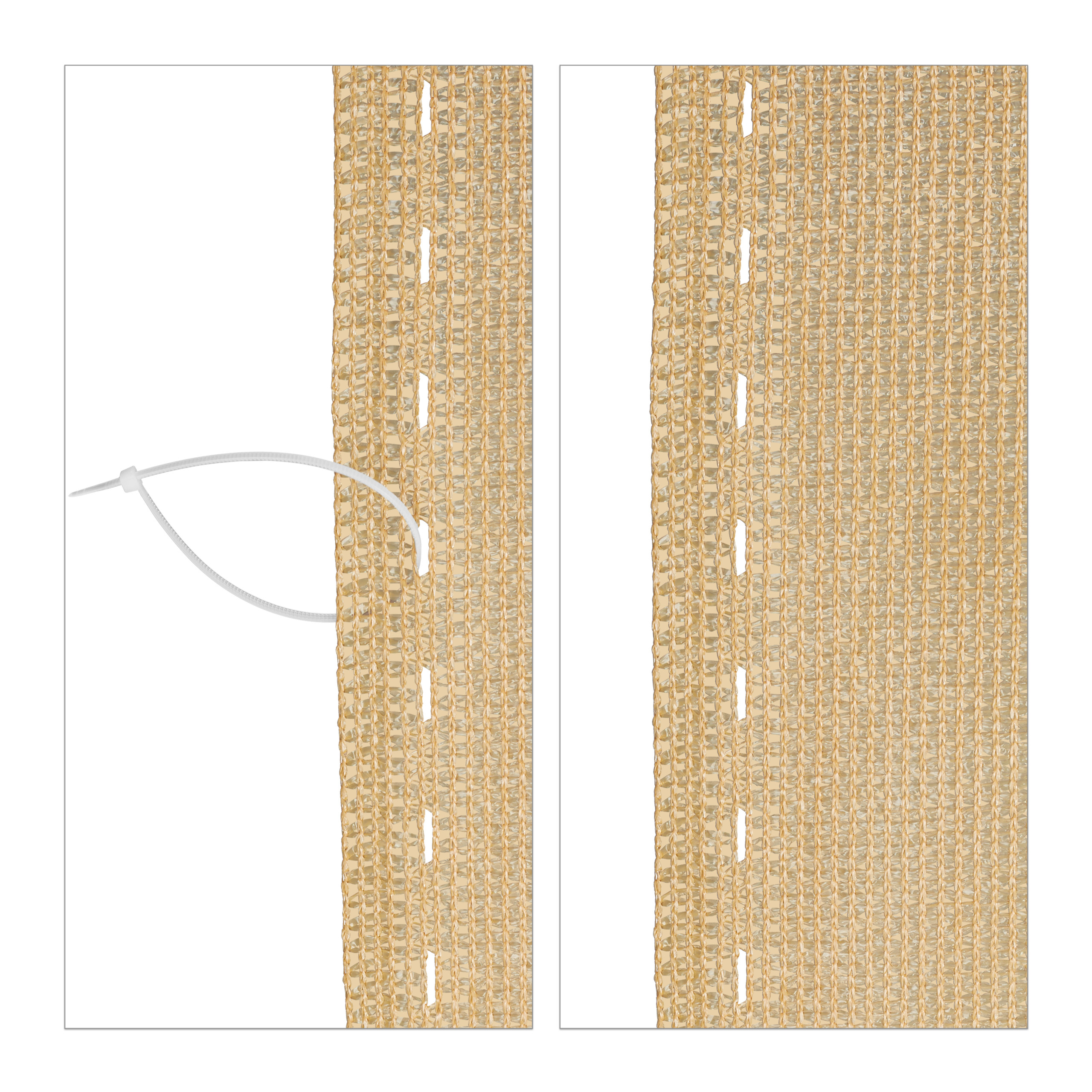 zichtbreeknet 180 cm hoog - zichtdoek - privacydoek - tuindoek - balkon - beige Binnenlandse speciale prijs