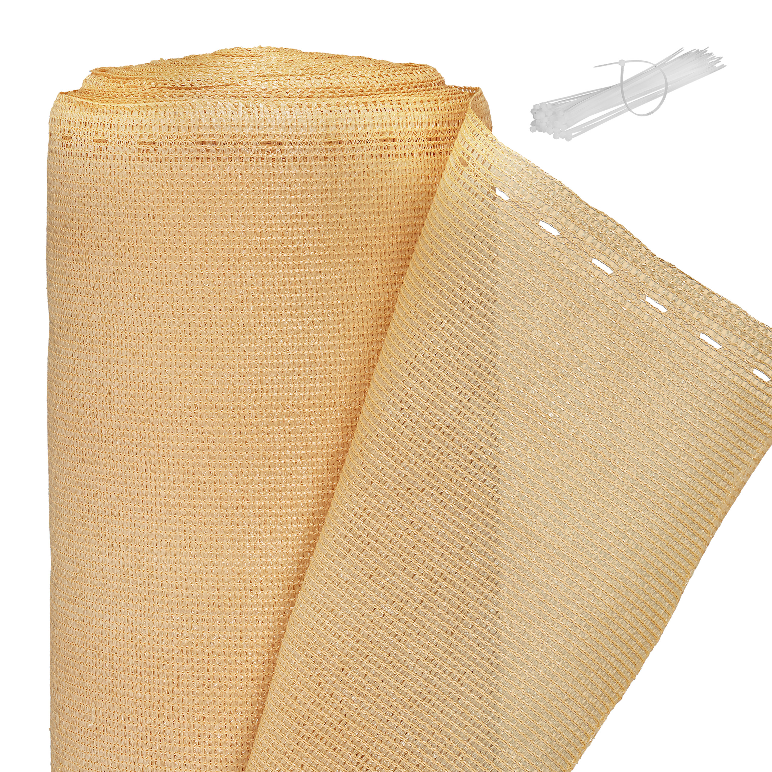zichtbreeknet 180 cm hoog - zichtdoek - privacydoek - tuindoek - balkon - beige Binnenlandse speciale prijs