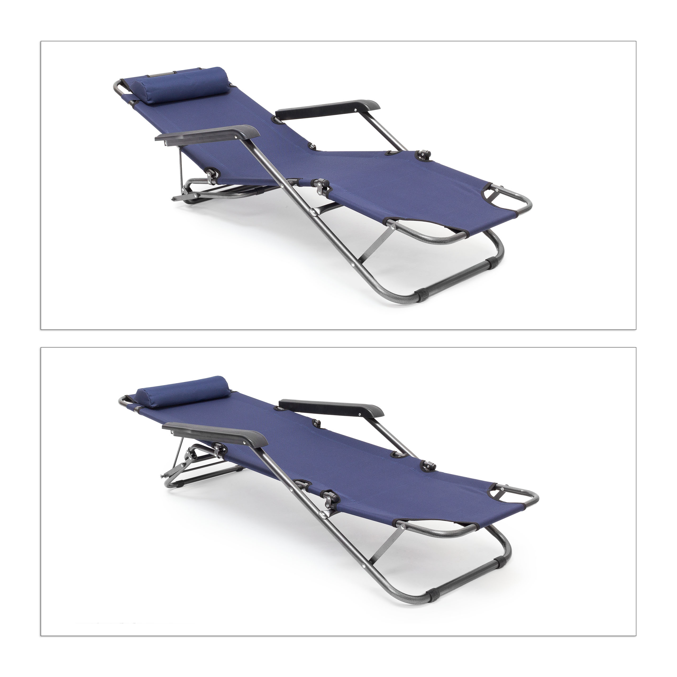 SUN LOUNGER FOLDABLE Lounger Beach Lounger Sun Lounger Deckchair Pool