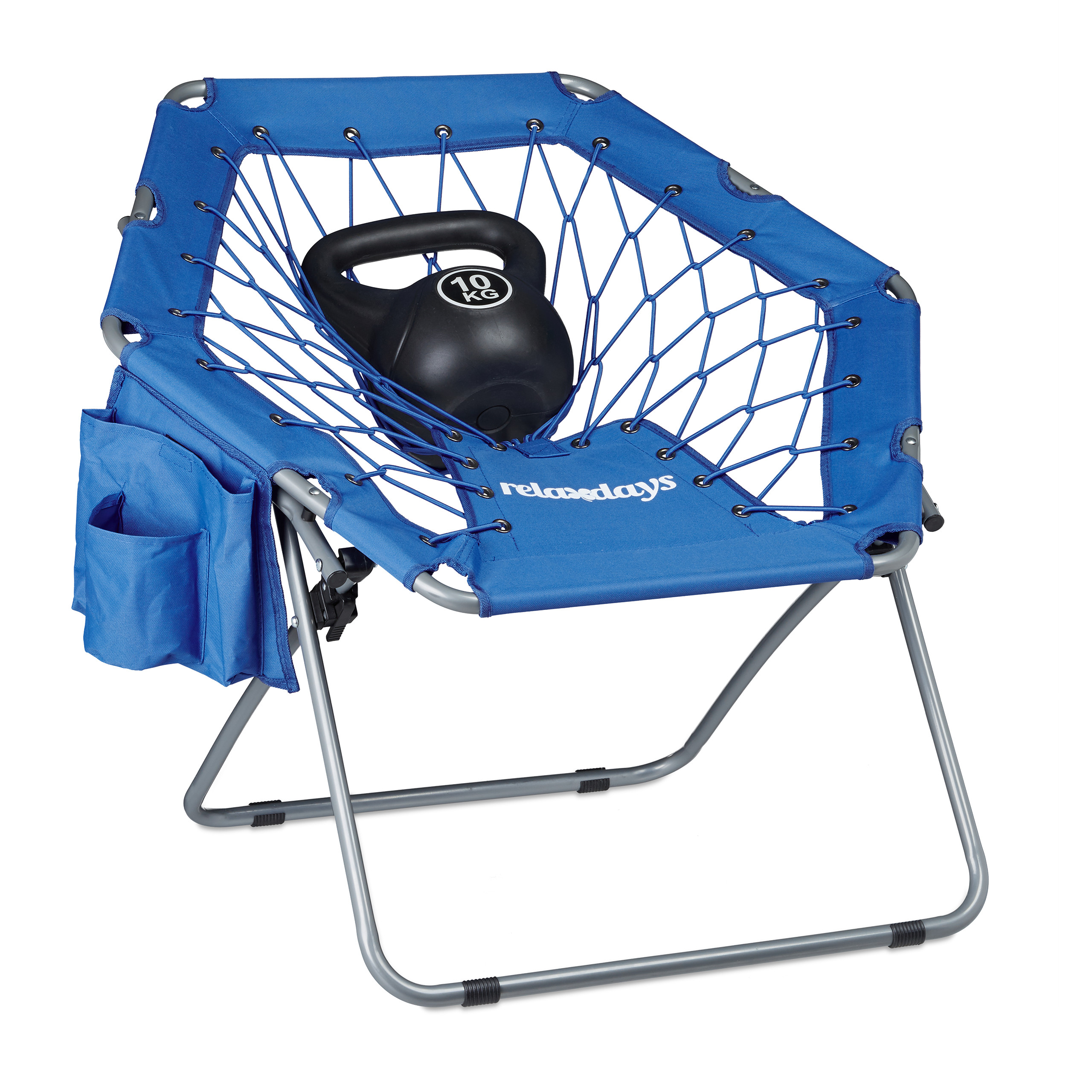 Bungee Stuhl WEBSTER, elastische Federung, Bungee Chair faltbar