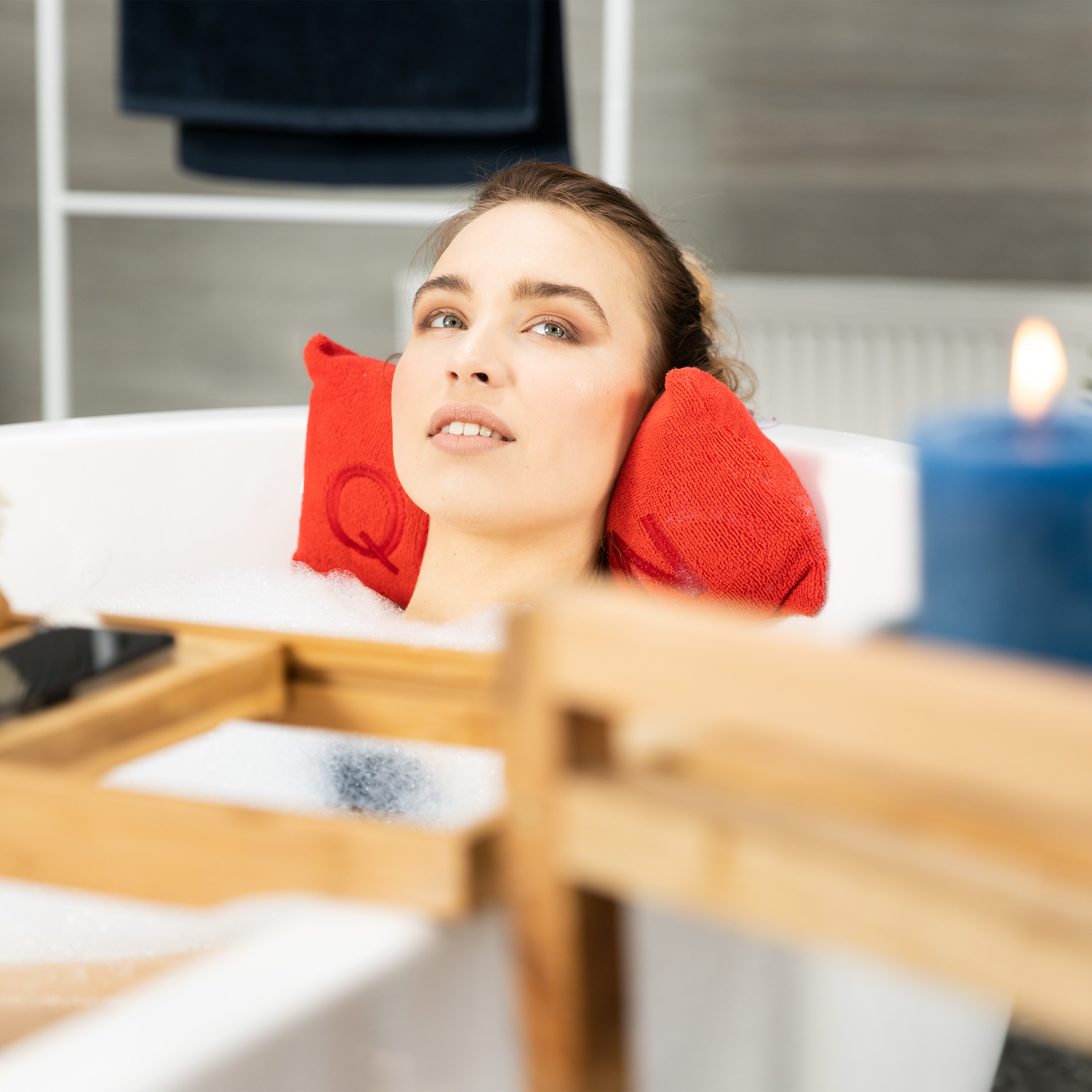 Badewannenablage ausziehbar, Bambus Badewannenbrücke, Buchstütze und