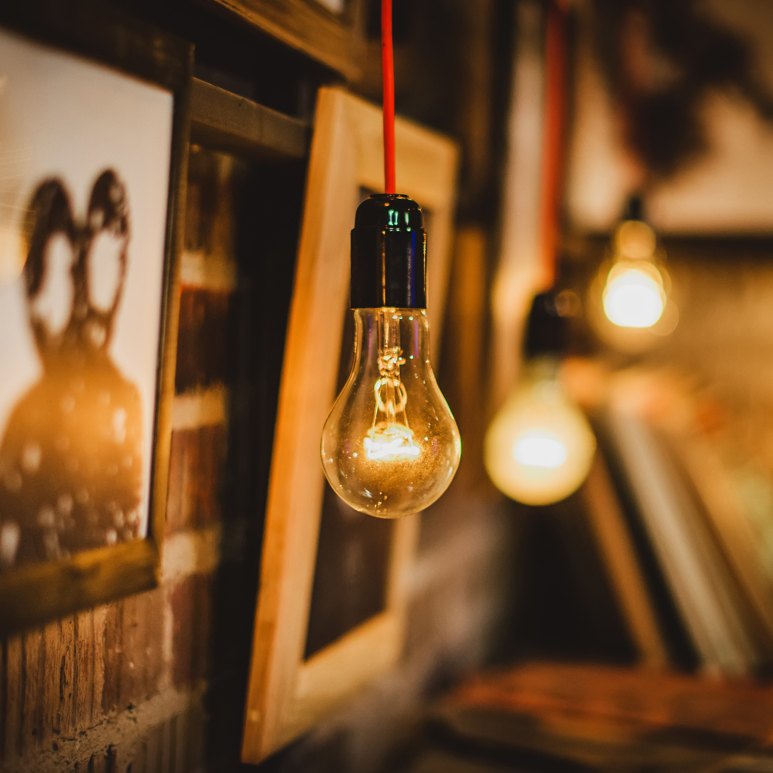 Edison Glühbirne 6er Set, Vintage Glühbirne E27, Retroglühlampe, Retro