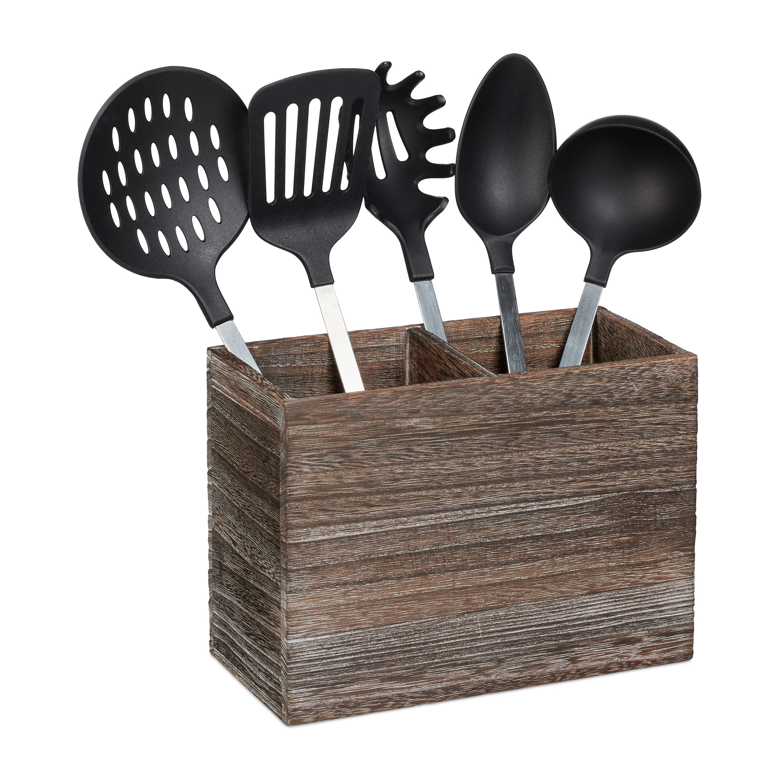 Utensilienhalter Küche Besteckhalter Küchenutensilienhalter Holz