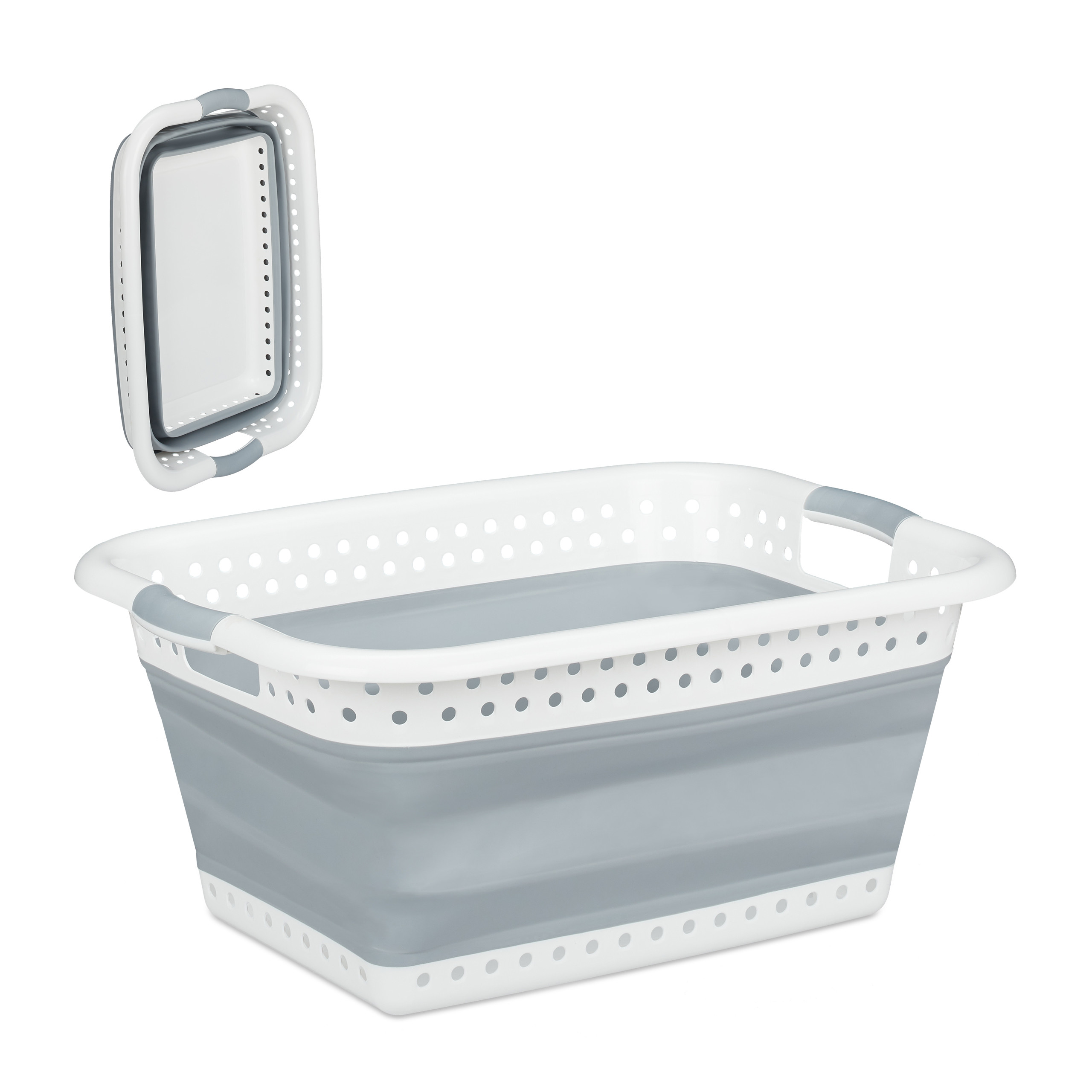 FOLDABLE LAUNDRY BASKET, laundry bath folding laundry basket, foldable tub, plastic bath £17.03