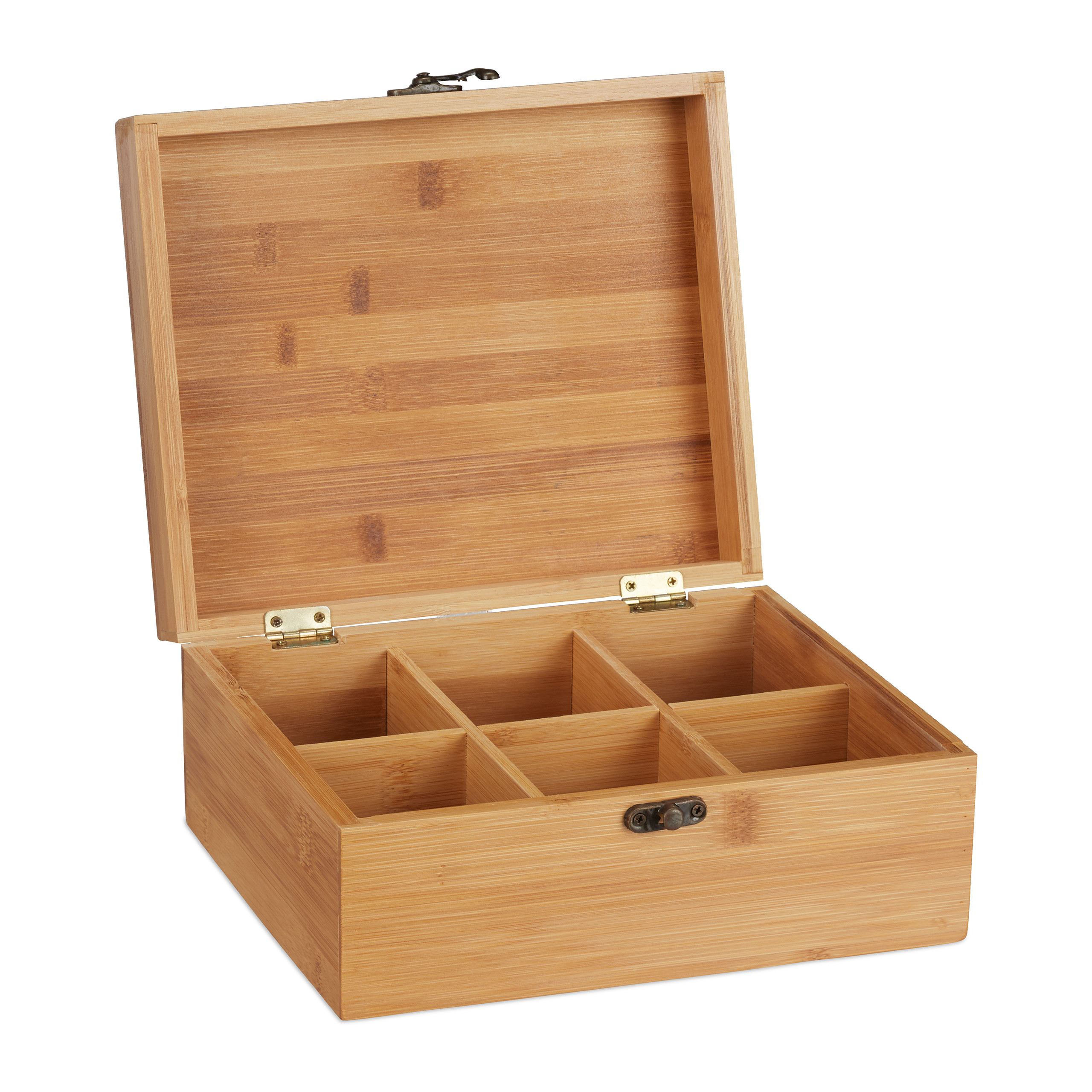 Teebox Bambus Teebeutelbox Teespender Teeregal teabag box Teedose