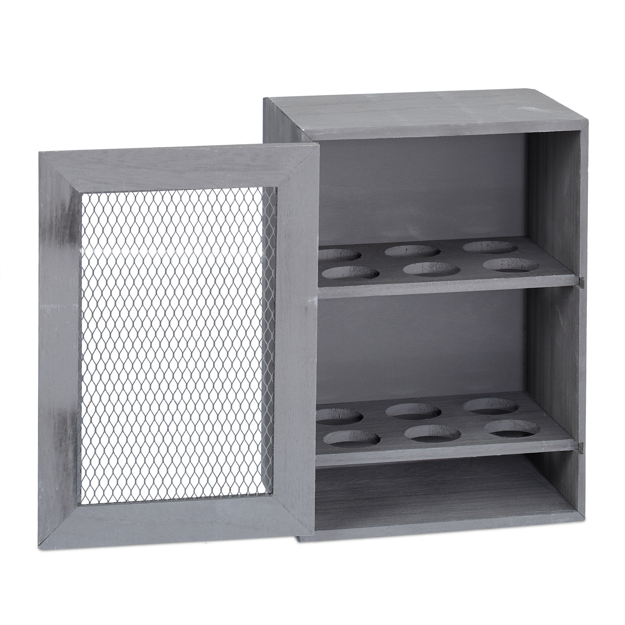 Eierschrank Holz Eierständer Landhaus Eierregal Eieraufbewahrung