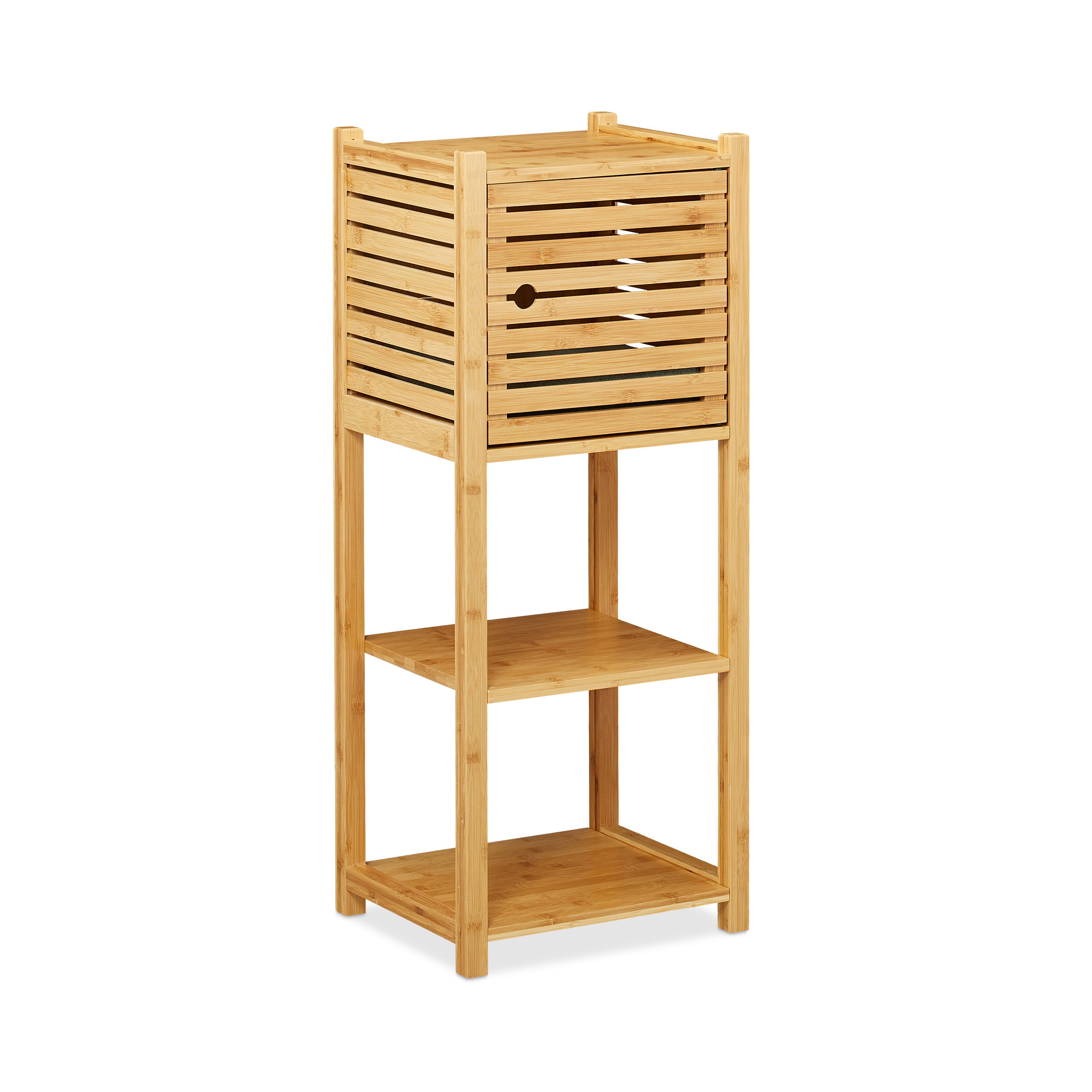 Badregal Bambus Badmöbel Badezimmer Standregal Bad Regal Bambusregal