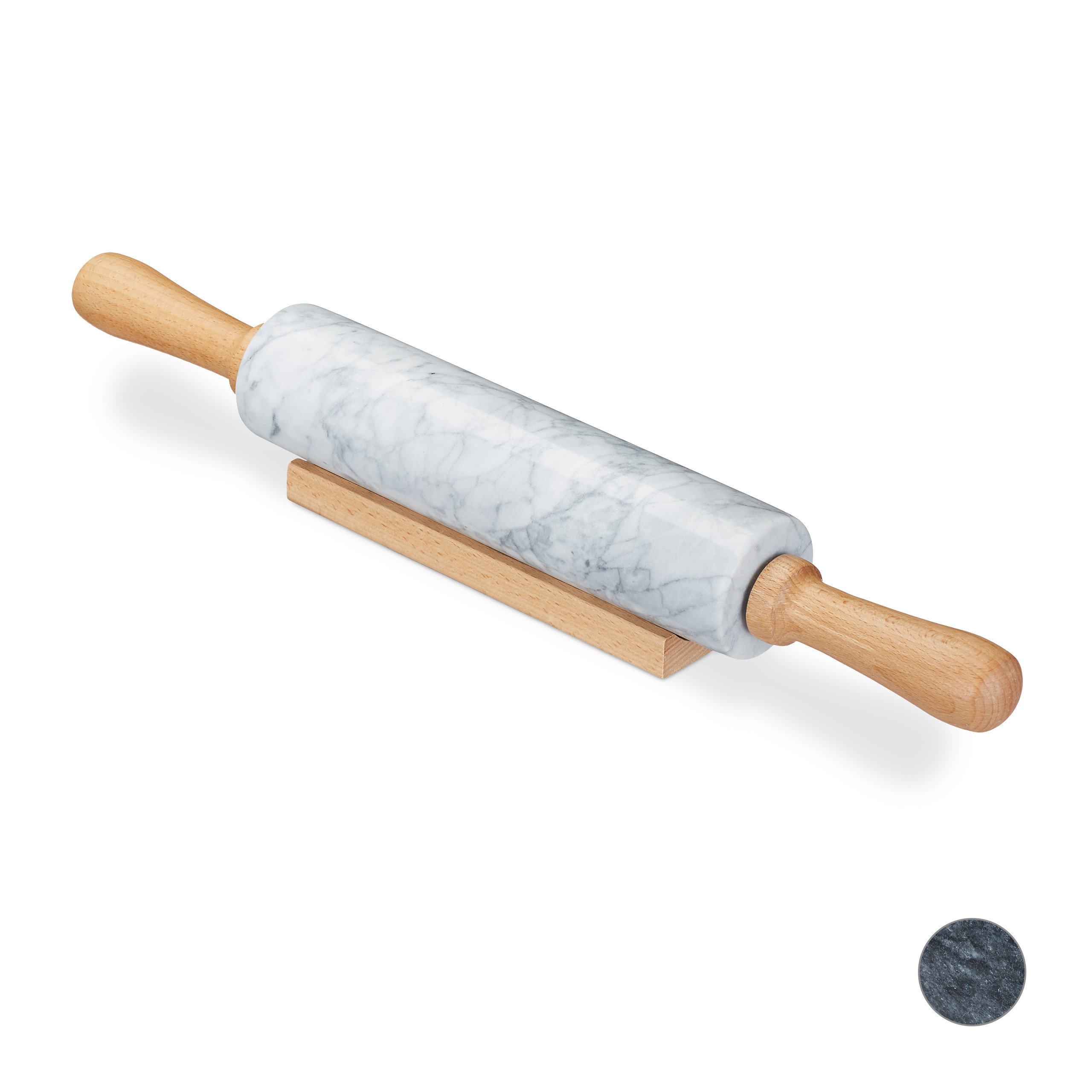 10 Stück Kinder-Nudelhölzer Aus Silikon (23 Cm) - 5 Farben Mit Holzgriff, Antihaftend, Für Backspaß Mit Eltern