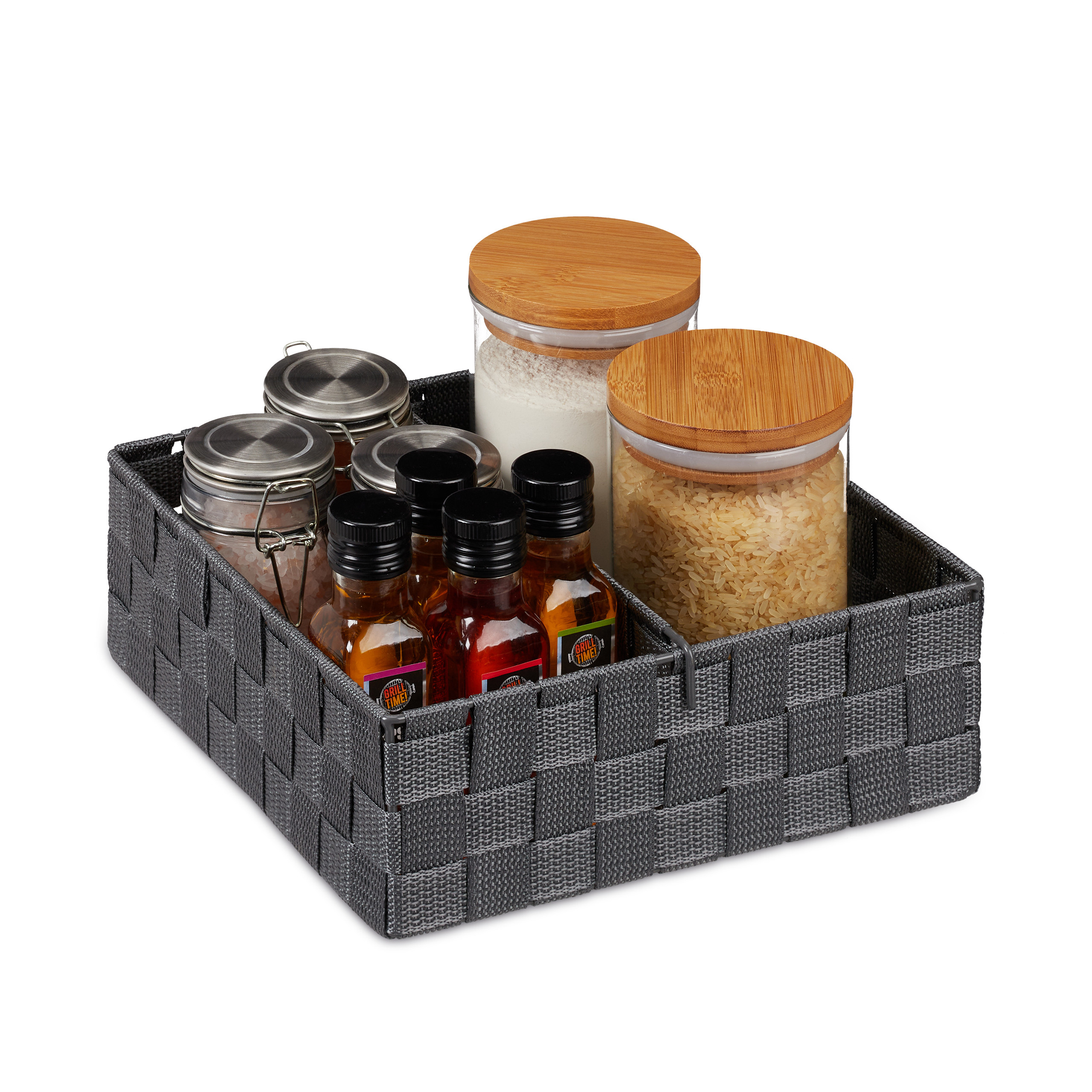 Aufbewahrungskorb Trennwand Badezimmer Körbchen geflochten Aufbewahrung