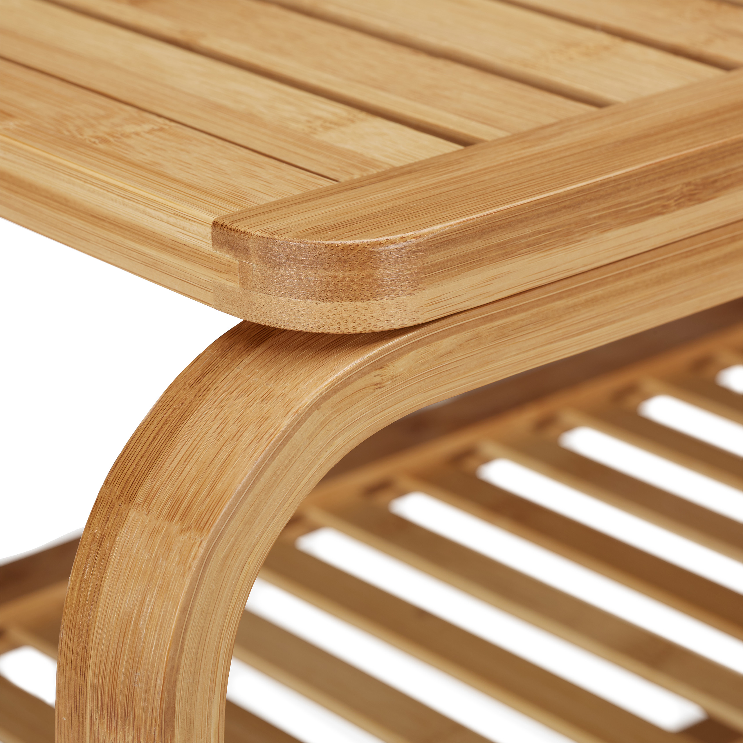 Schuhbank Bambus Sitzbank Schuhsitzbank Flurbank Garderobenbank