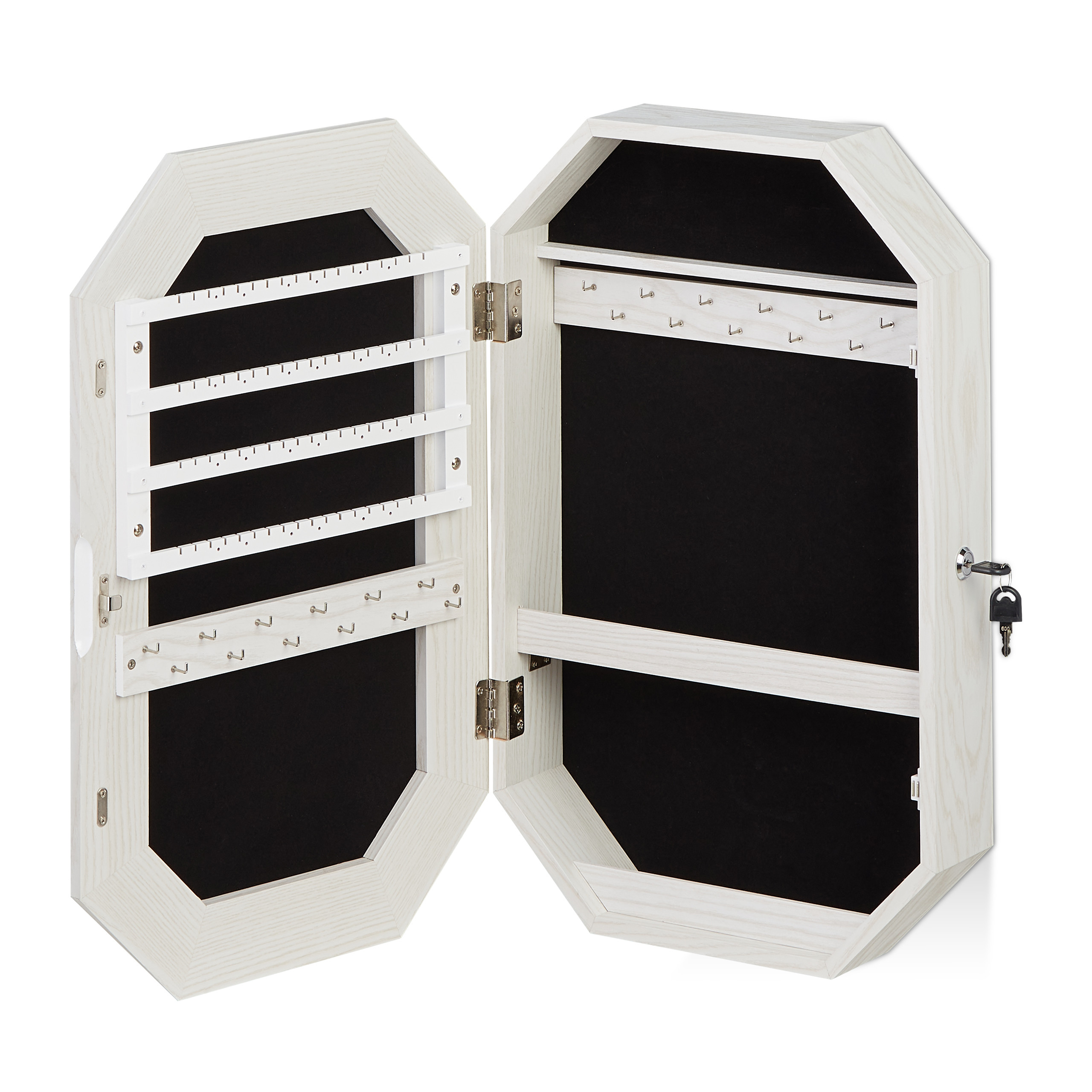 Schmuckschrank mit Spiegel, Schmuck Spiegelschrank hängend