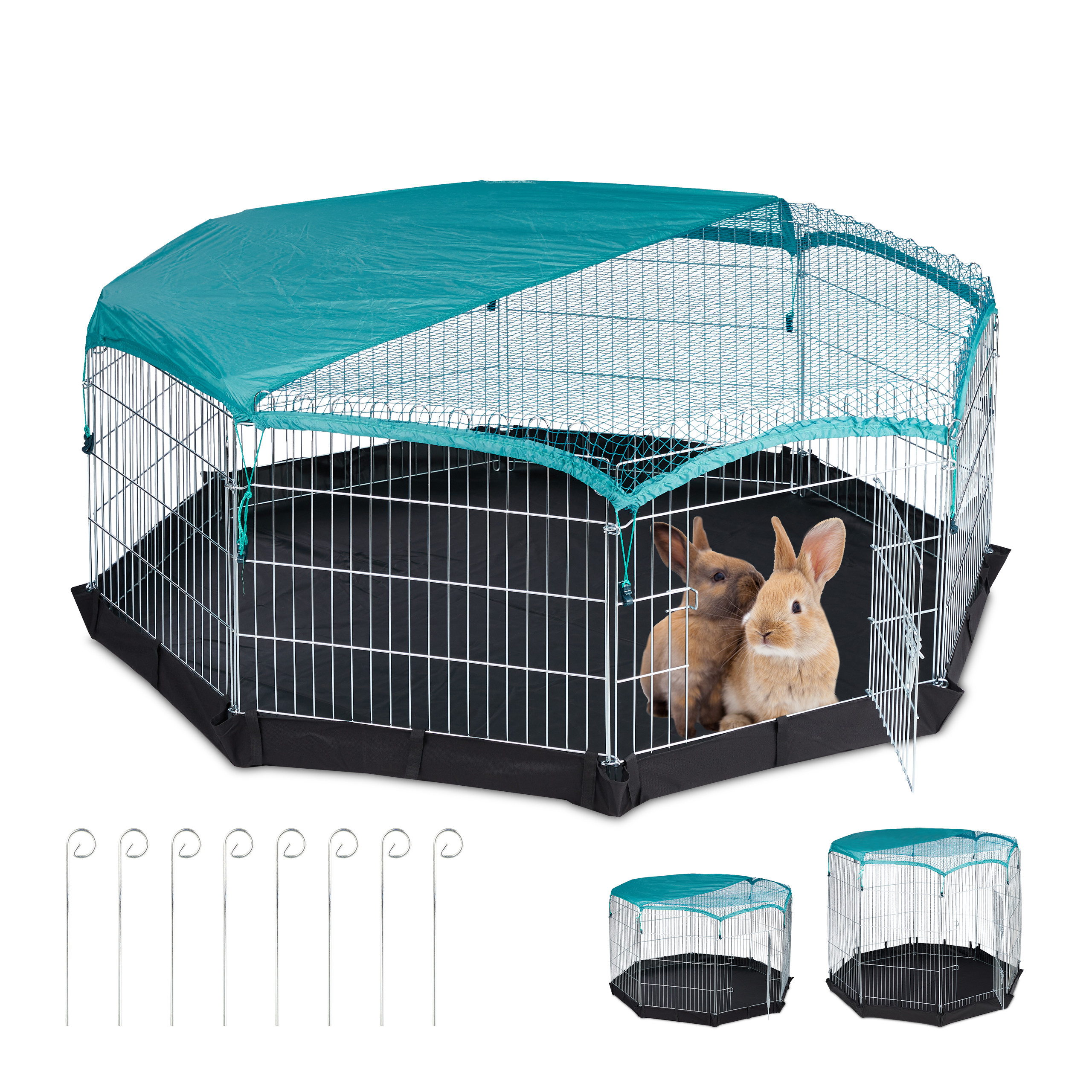 FREEWHEEL ENCLOSURE RABBIT hutch rabbit spout outdoor enclosure floor