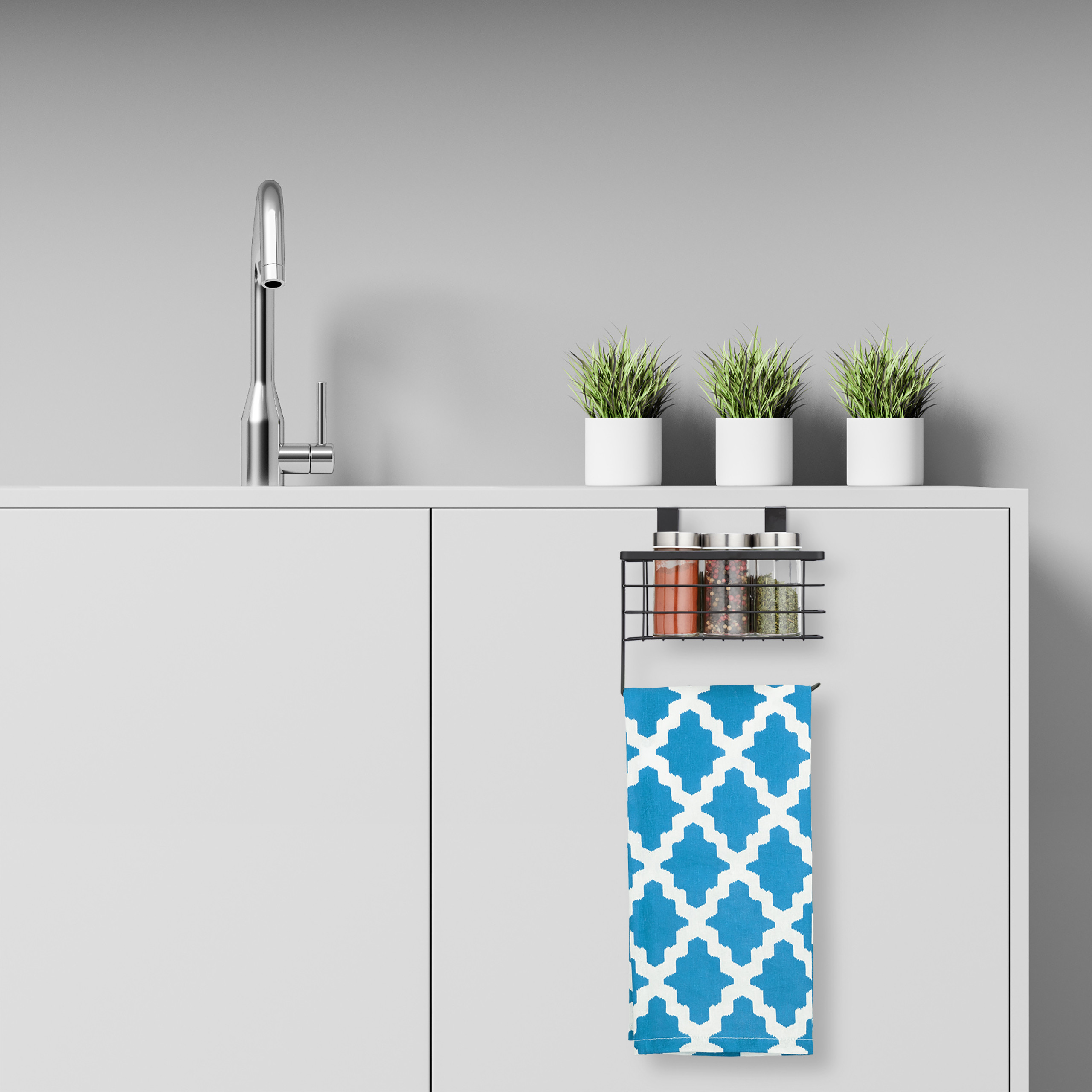 Einhängekorb Metallkorb Hängekorb Schrankkorb Drahtkorb Gitterkorb Tür