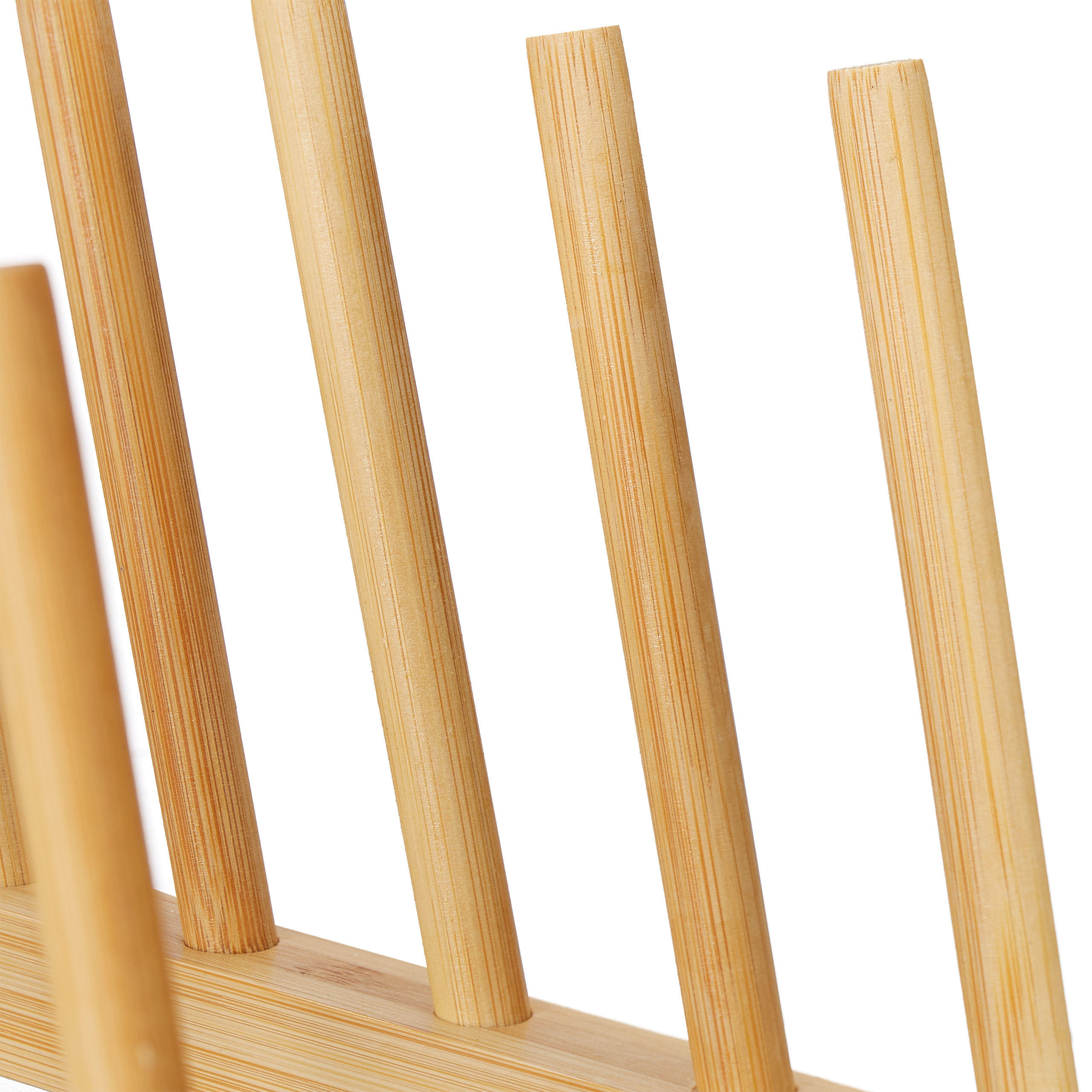 Tellerständer Bambus Deckelhalter Tellerhalter Abtropfgestell