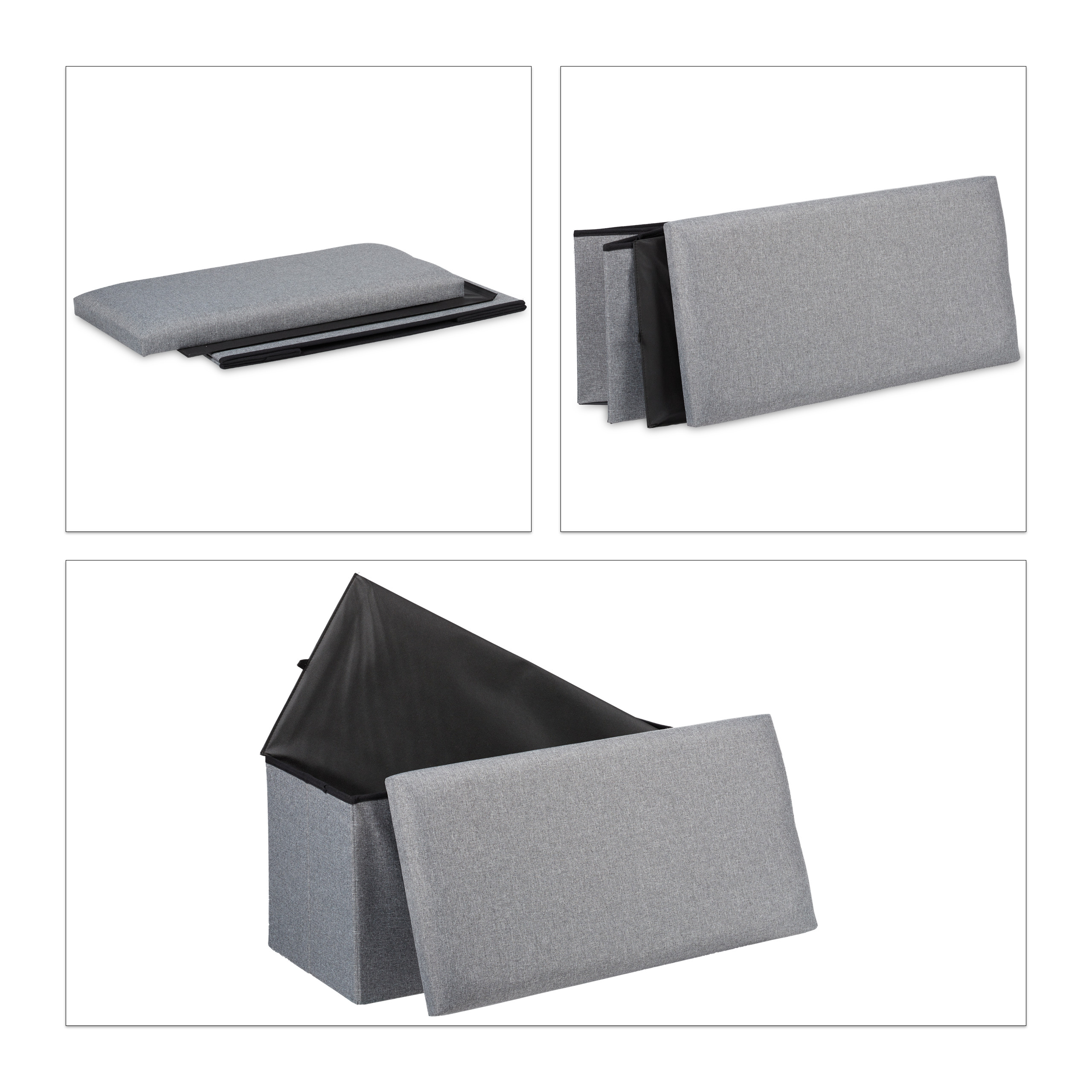 Sitzbank Sitztruhe Polsterbank Hockerbank Flurbank Aufbewahrungsbank