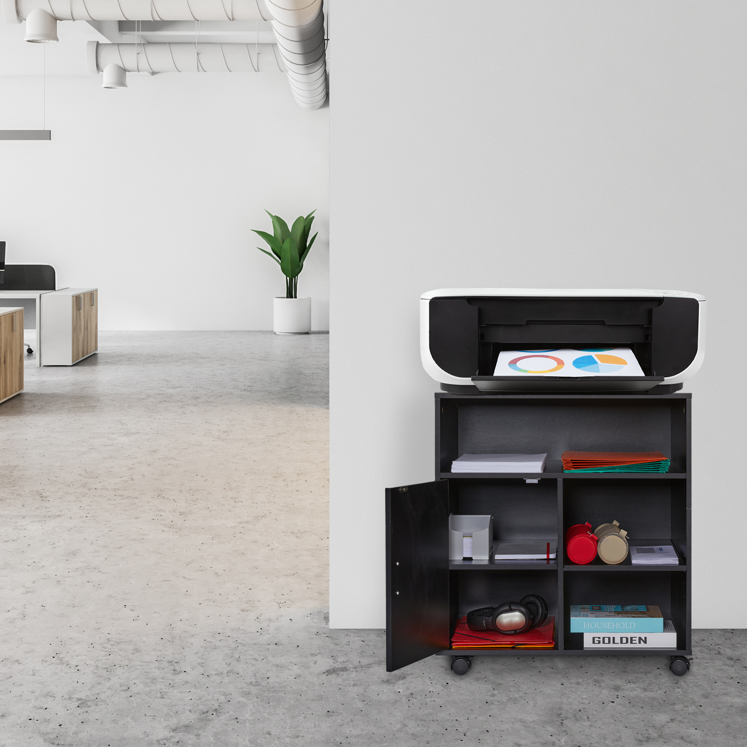 Rollcontainer Rollschrank Büroschrank Bürocontainer Rollregal Bürowagen