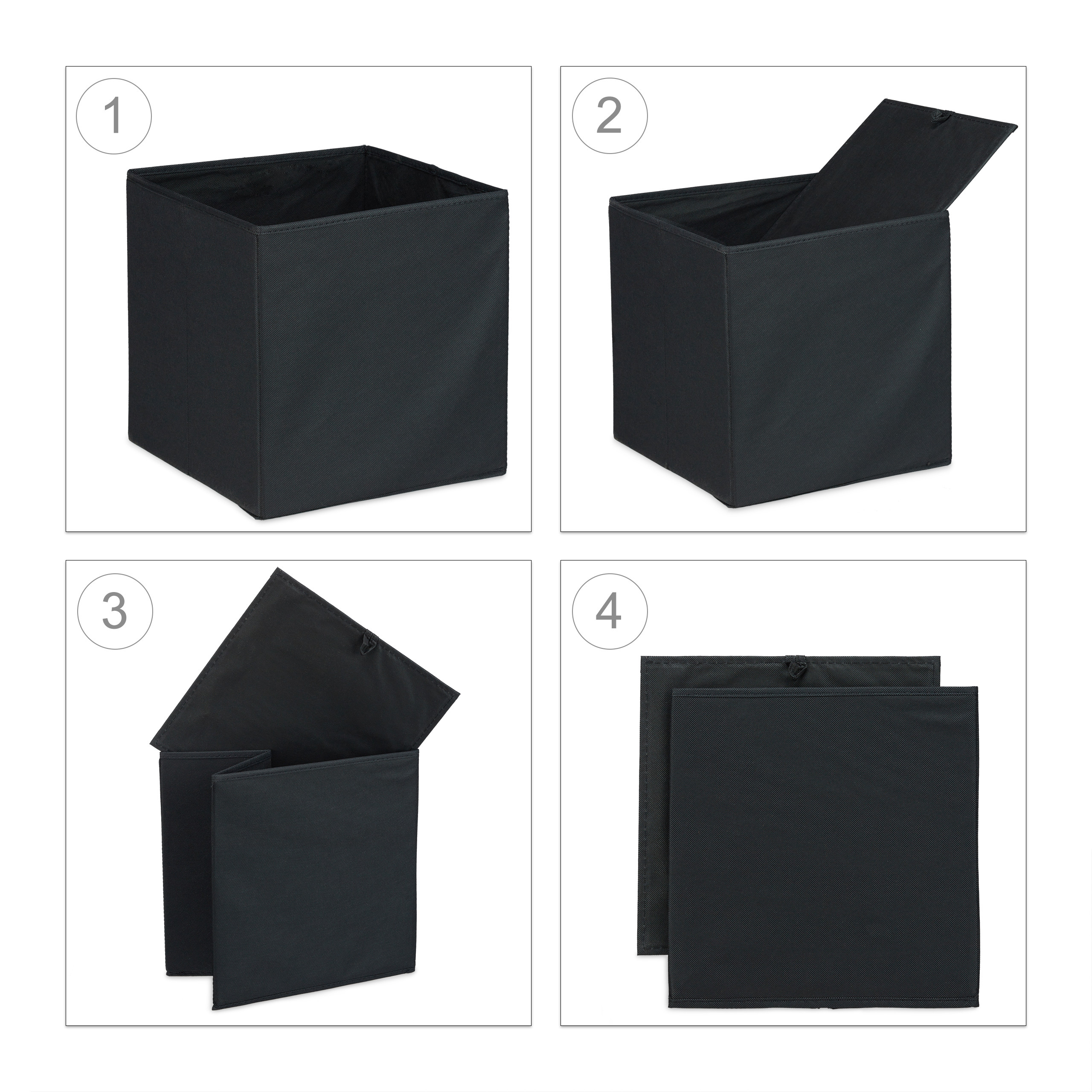 Aufbewahrungsboxen Kinder DIY Spielkiste Faltbox Stoffbox Spielzeug