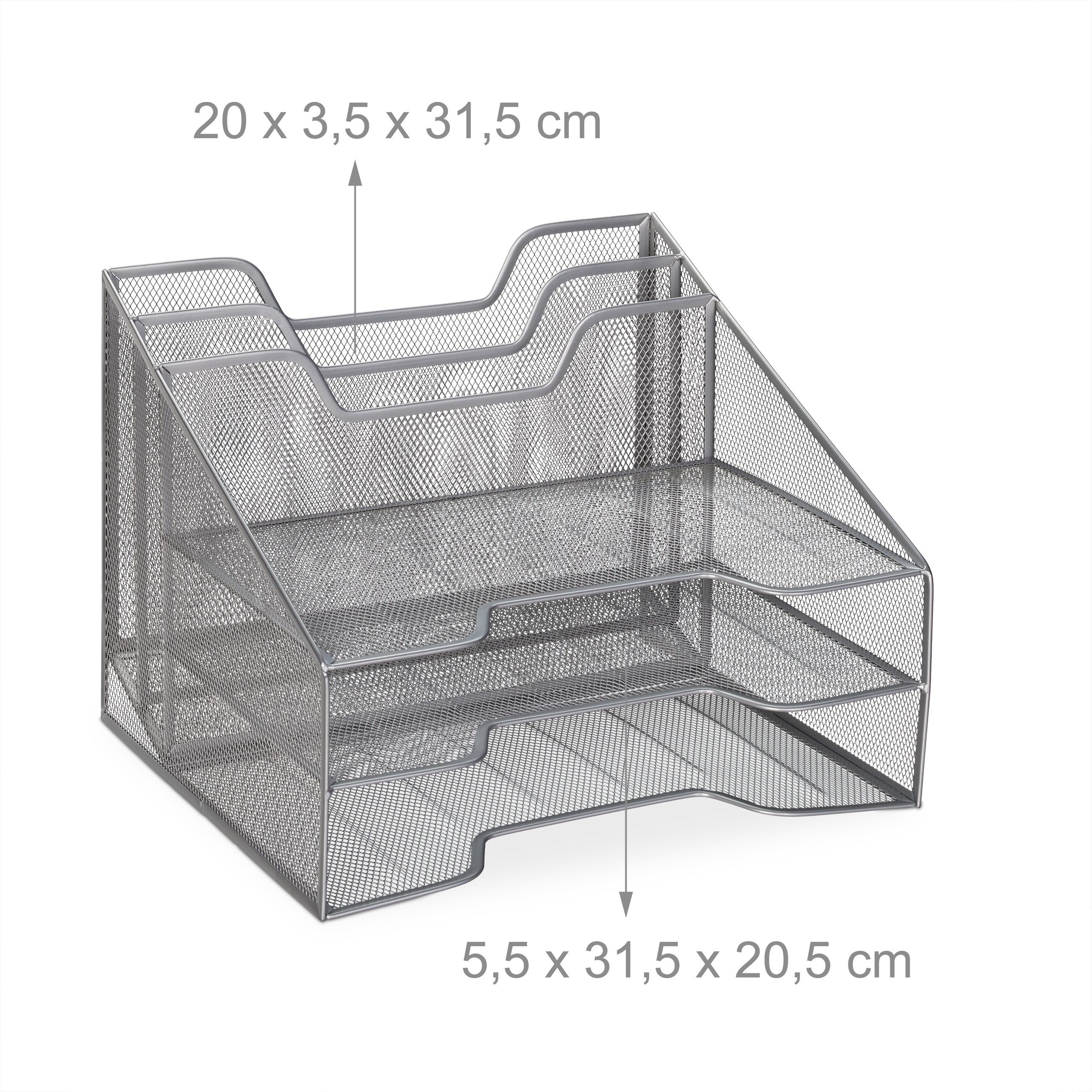 Dokumentenablage A4 Ablagesystem Metall Büroablage Dokumentenhalter