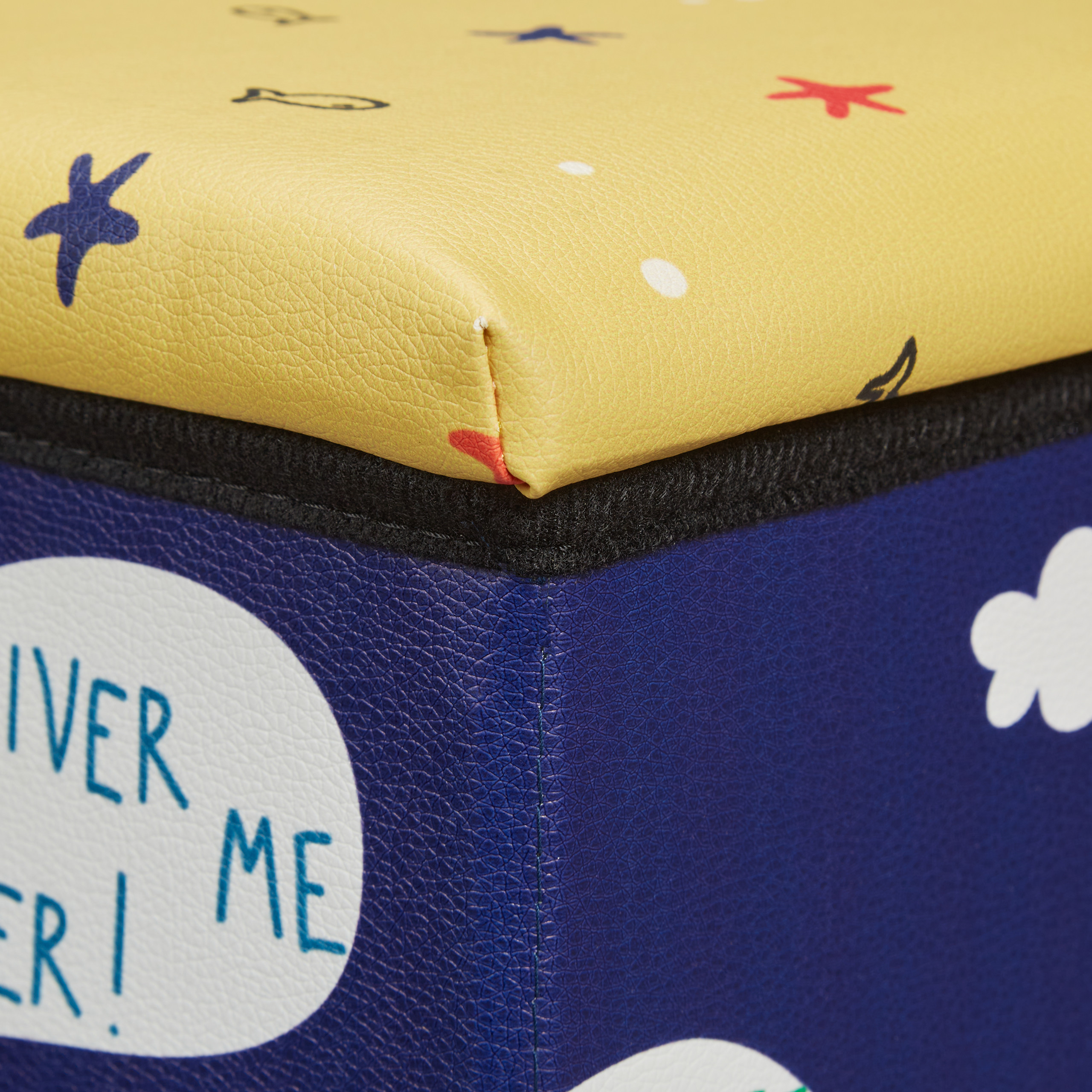 Sitzhocker Kinder Aufbewahrung, Hocker Kinderzimmer, Sitzwürfel, Kiste