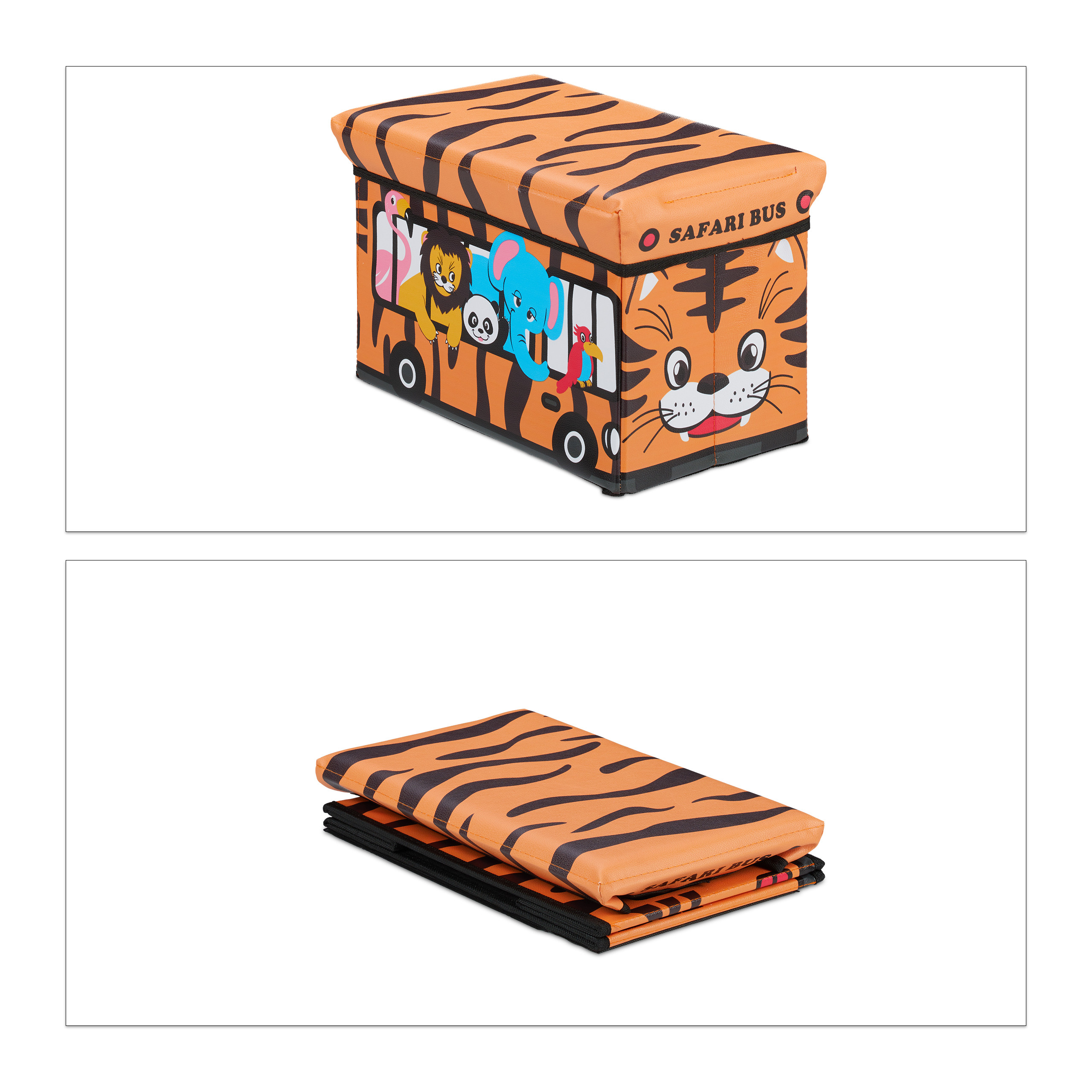 Spielzeugkiste faltbar Spielzeugaufbewahrung Aufbewahrungsbox Kinder