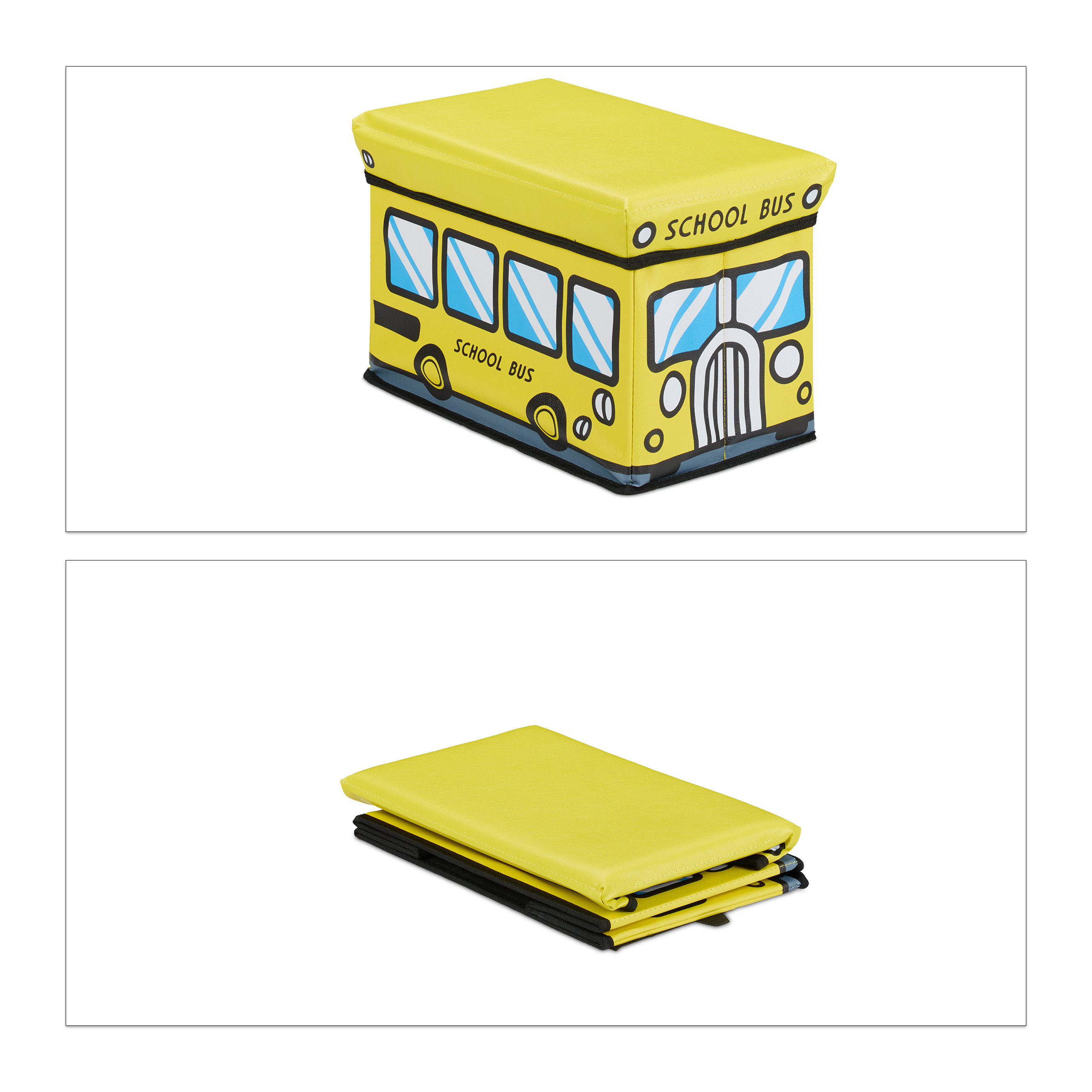 Spielzeugkiste faltbar Spielzeugaufbewahrung Aufbewahrungsbox Kinder