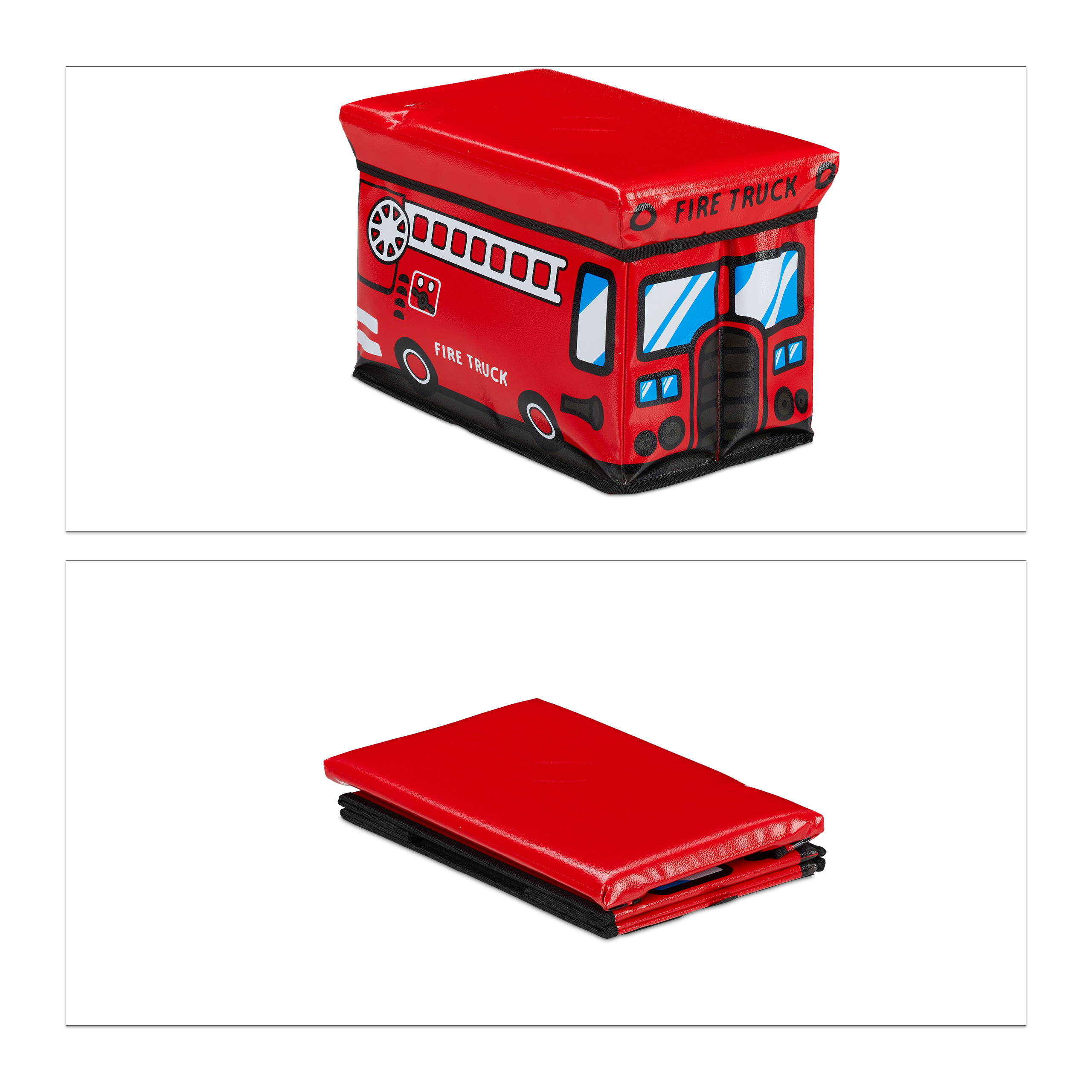 Spielzeugkiste faltbar Spielzeugaufbewahrung Aufbewahrungsbox Kinder