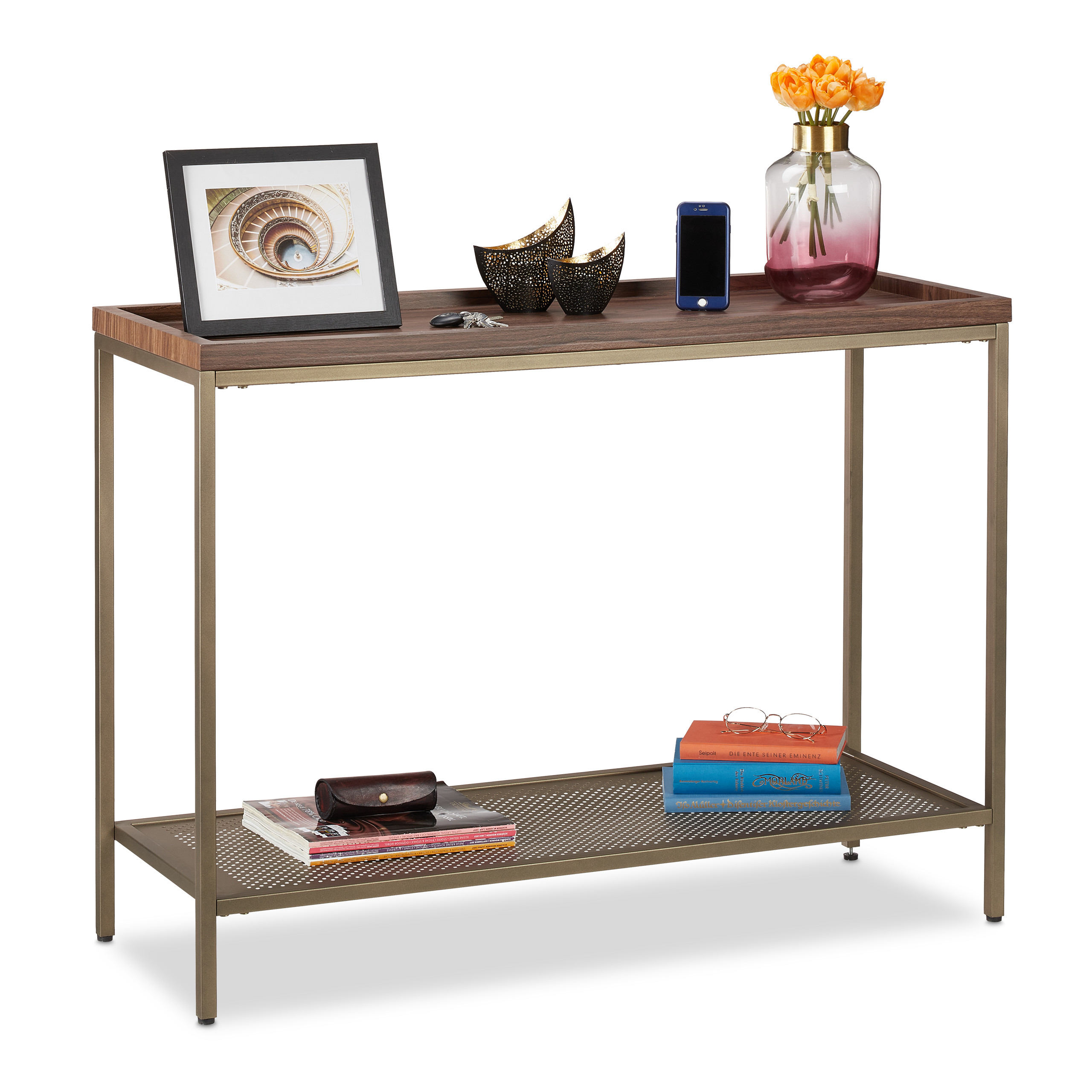 Konsolentisch Wohnzimmer Metall Konsole Flur Ablagetisch Flurtisch