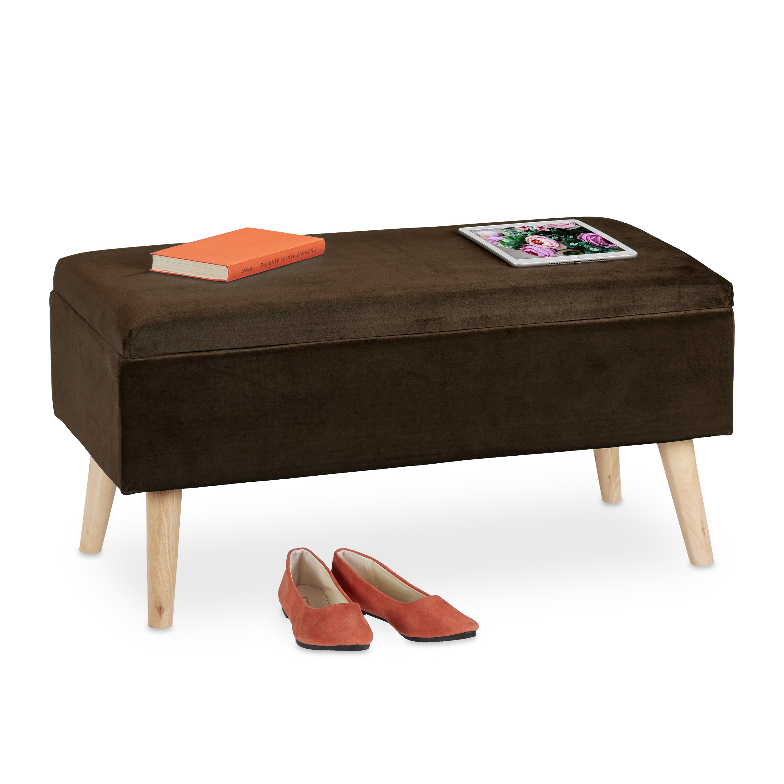 BENCH VELVET BED Bench Seat Chest Bench Upholstered Bench Side Bench