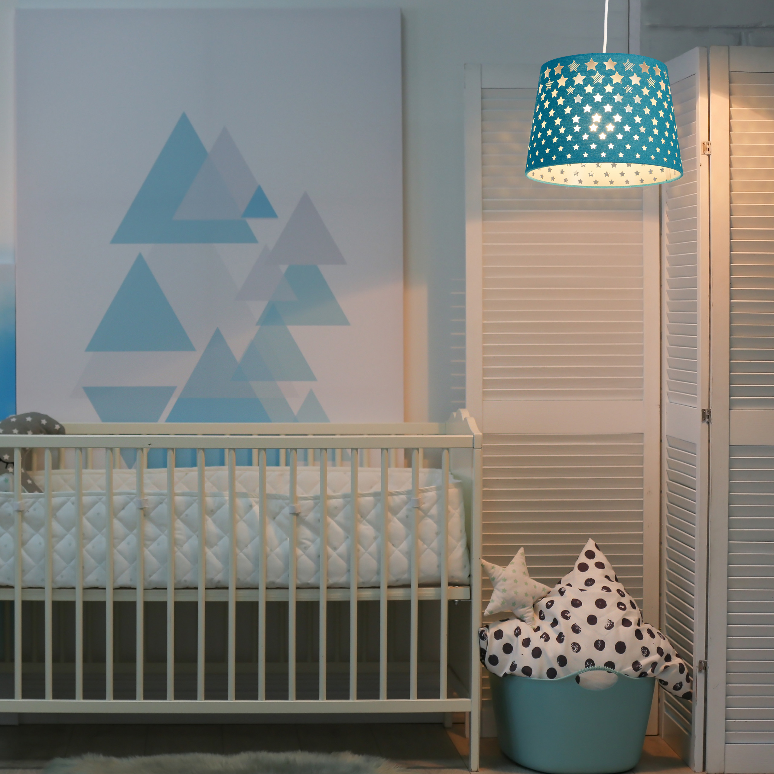 Kinderzimmerlampe Sterne Kinderlampe hängend Kinderzimmerleuchte E27